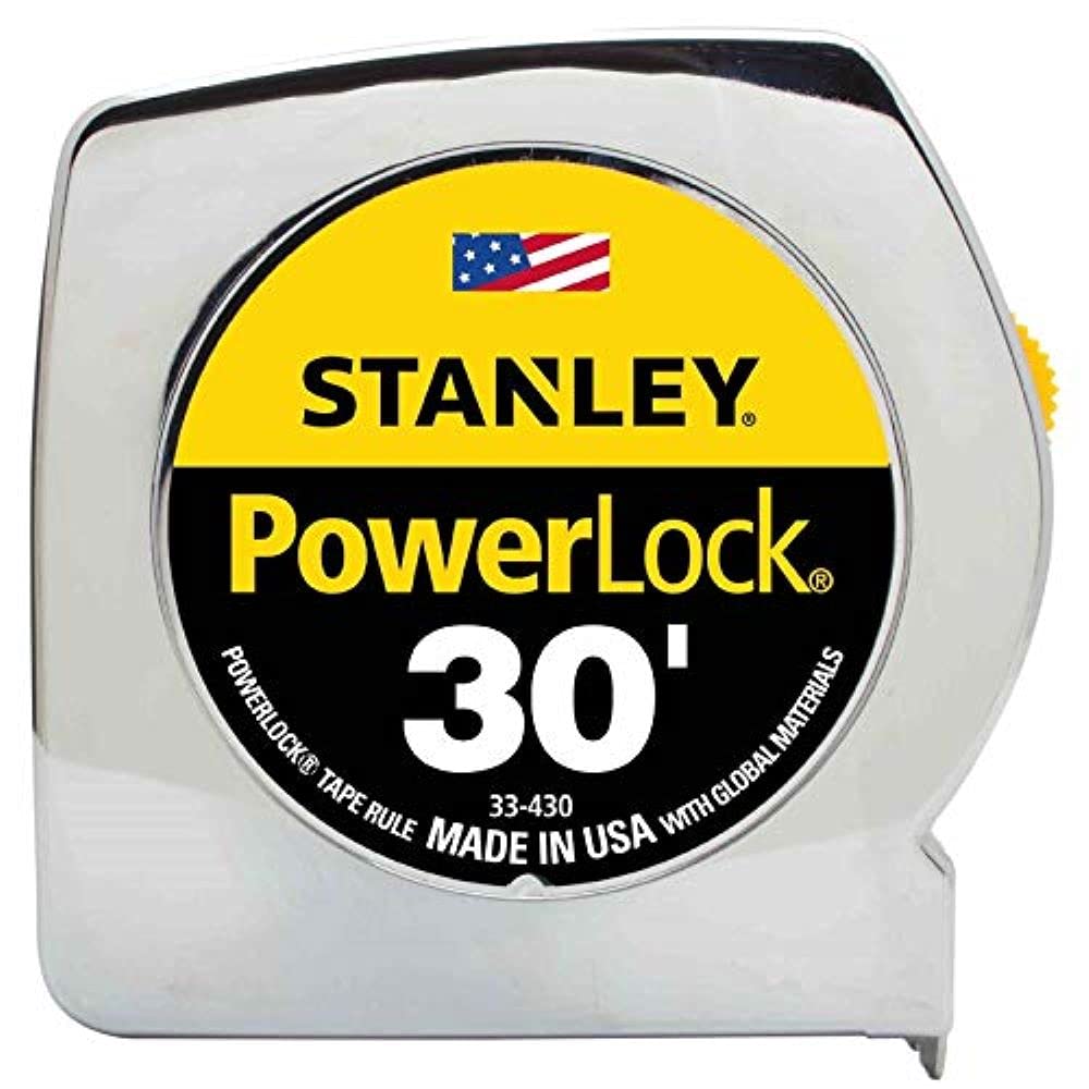 Stanley 33-231 3-Meter x 1/2-Inch Heavy Duty Powerlock Tape Rule With Metal Case