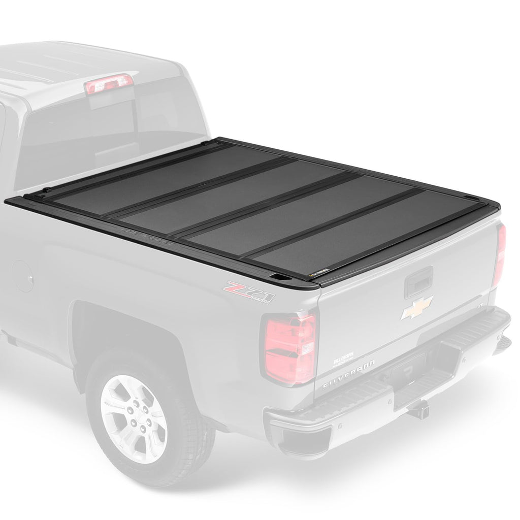 RealTruck BAK BAKFlip F1 Hard Folding Truck Bed Tonneau Cover | 772133 | Fits 2020-2026 Chevy/GMC Silverado/Sierra 2500/3500HD 6' 10" Bed (82.2")