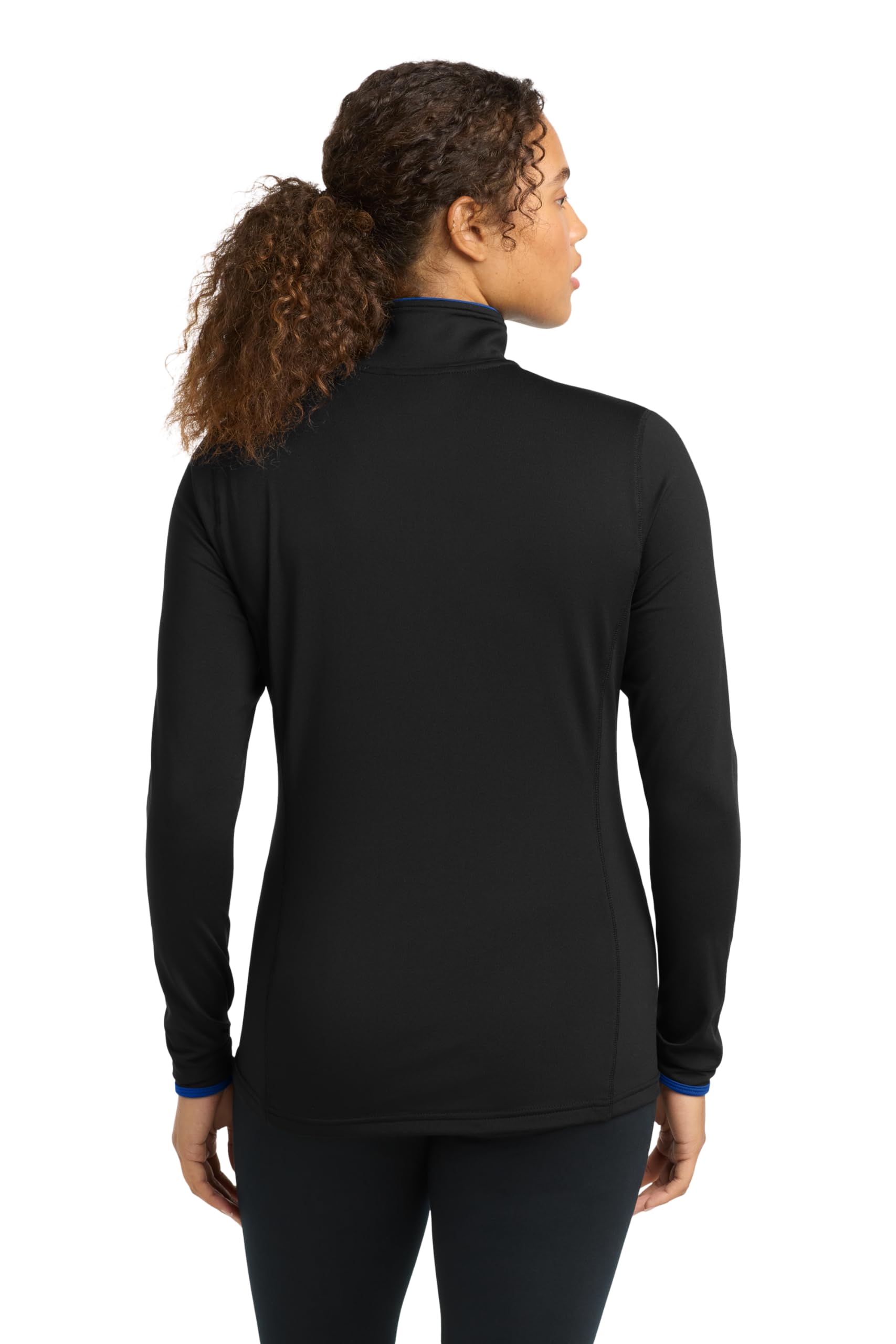 SPORT-TEK Women's Sport-Wick Stretch Contrast Full Zip Jacket