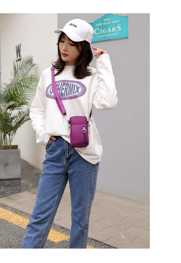 VINAIDA Small Crossbody Wallet Phone Bag Women Mini Crossbody Purse Cell Phone Shoulder Bag Mini Wallet Over Shoulder Strap