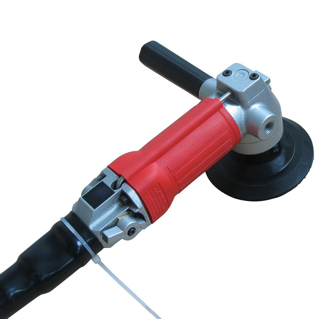 Air Wet Polisher/ Sander 4-Inch Versatile Wet Stone Grinder 4500 Rpm Pneumatic with Front Side Exhaust Great for Polishing Stone and Concrete