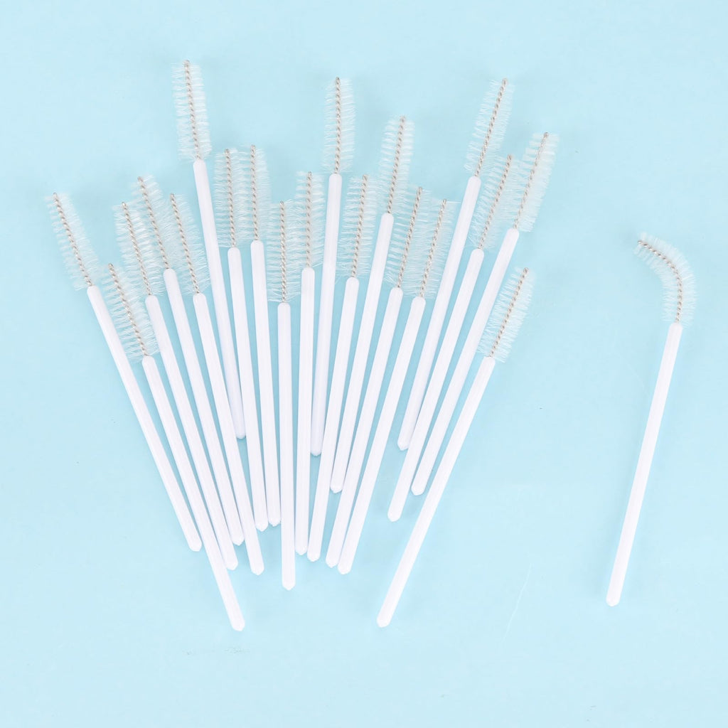Tbestmax 500 Disposable Mascara Wands Eyelash Brush Spoolies for Eyebrow Eye Lash Extension, Makeup Brushes Applicators Kits - 5 Colors
