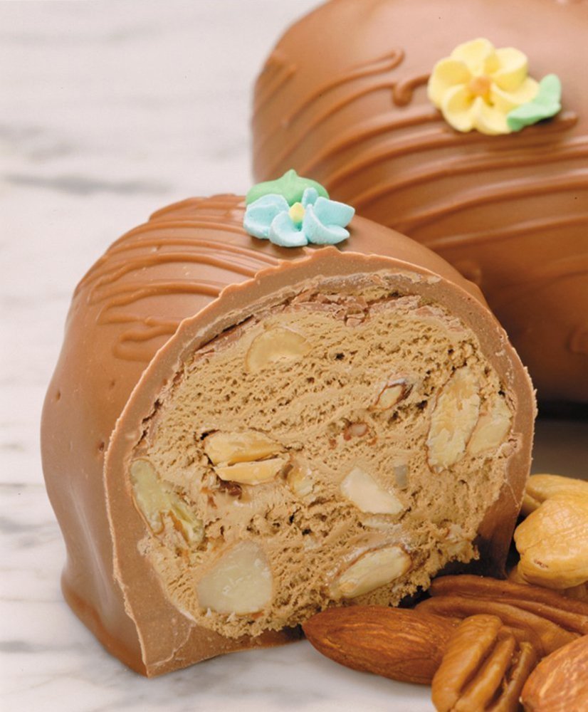 Philadelphia Candies Marshmallow Nut Egg, Milk Chocolate 4 Ounce
