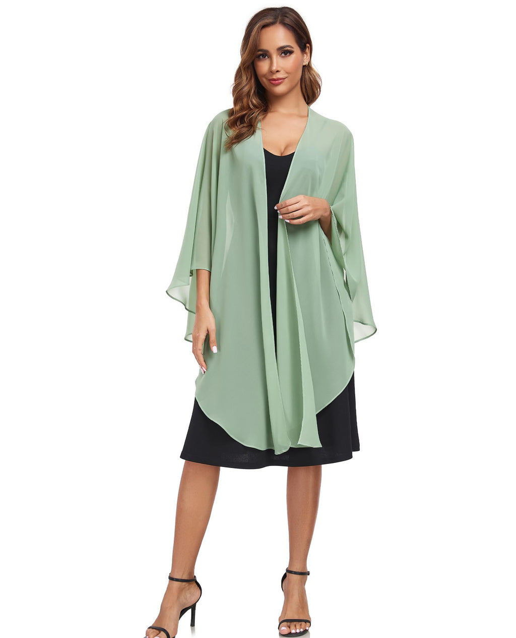 TONGFANTFL Shawls Wraps for Evening Wedding Party Chiffon Scarf Soft Bridal Wraps Wedding Guest Shawl Coverage
