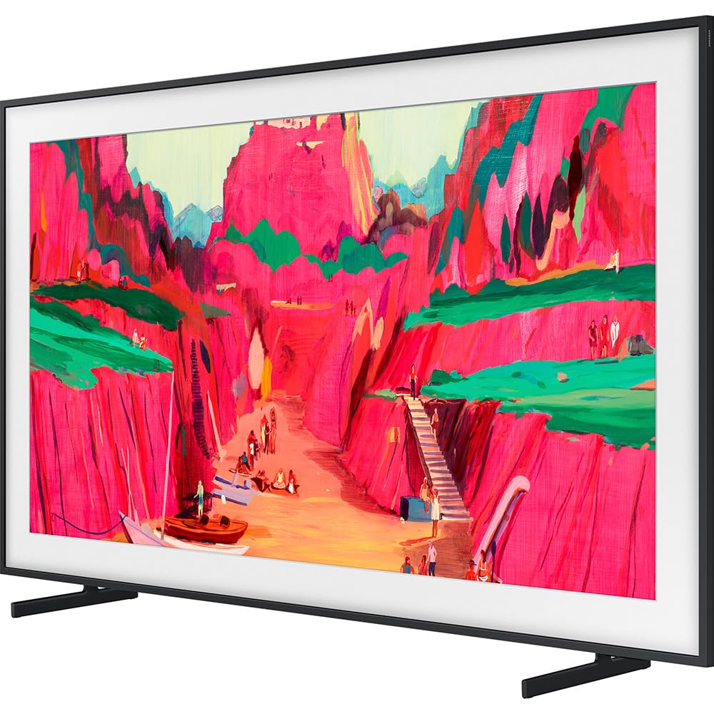 Samsung QN50LS03FA 50" The Frame QLED 4K AI TV (2025) Bundle with Modern Brown Bezel, CPS 26 Month Protection, Slim Flat Mount, 2X HDMI Cables & Deco Gear Complete Home Theater Beginner's Guidebook