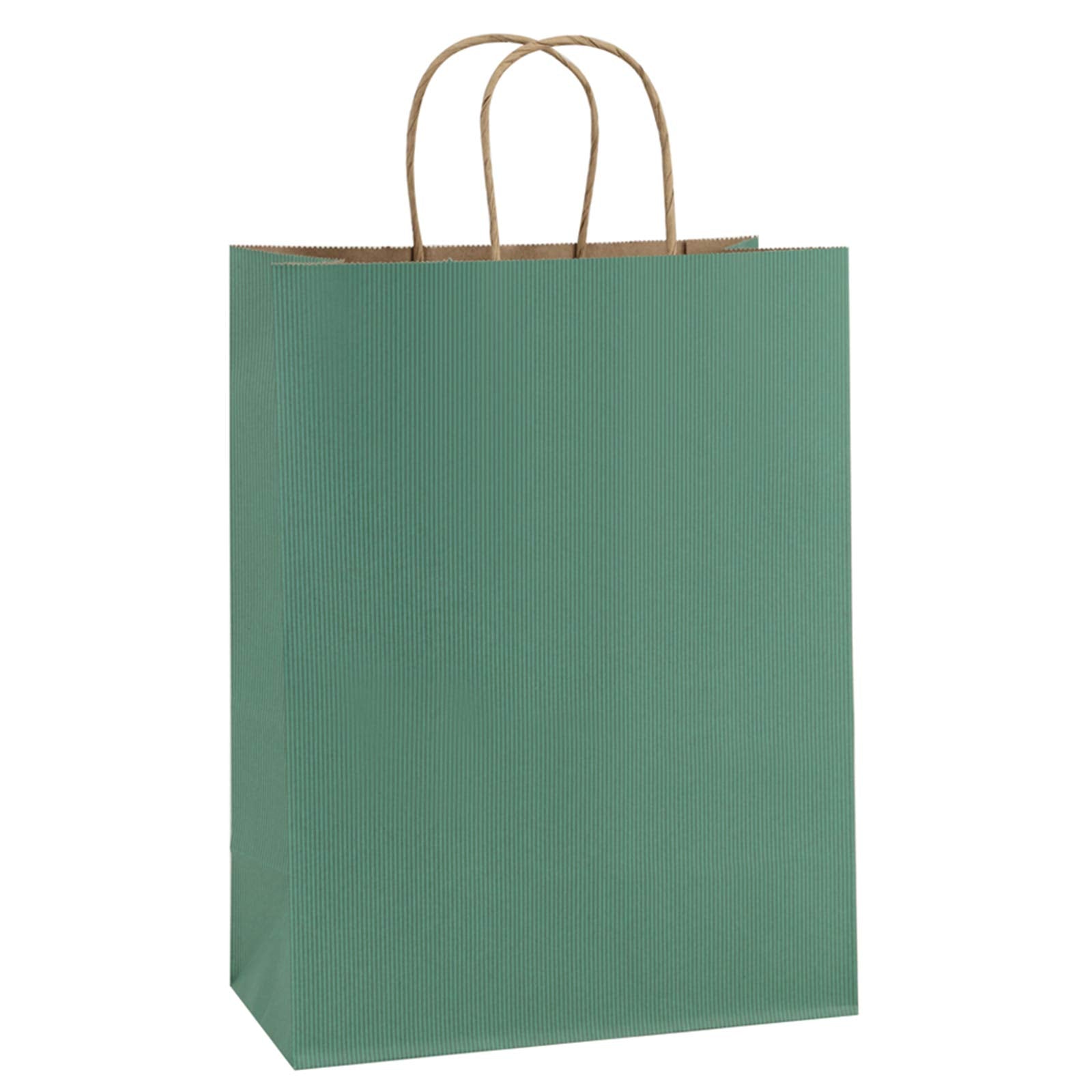 BagDream Gift Bags 10x5x13 25Pcs Kraft Paper Shopping Bags with Handles, for Gifts, Business, Merchandise, Retail, Party Favor, Black Recycled Paper Sacks