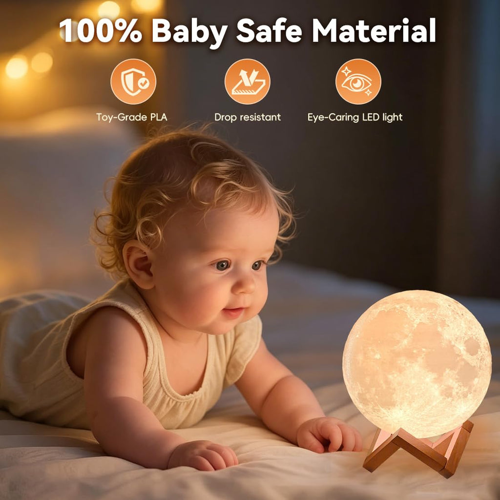 CPLA Night Light for Kids, Baby Light for Nursery, 128 Colors Changing & Stepless Dimming, Soft Silicone Remote Touch Night Lamp with Timer, Rechargeable Nursery Night for Breastfeeding