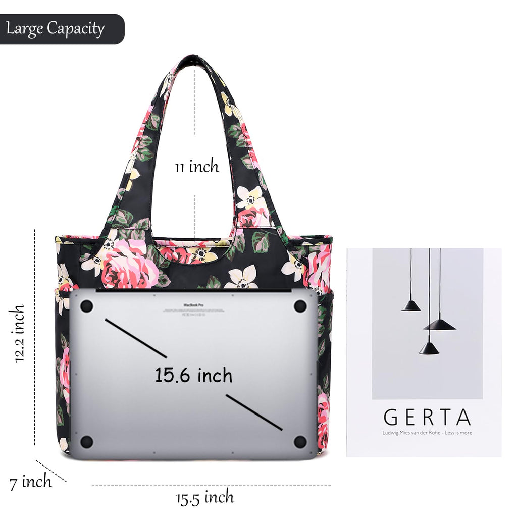 KYALOU Utility Large Tote Bag, Women Casual Shoulder Bags for Work School Gym Beach Travel Shopping Grocery | Utility