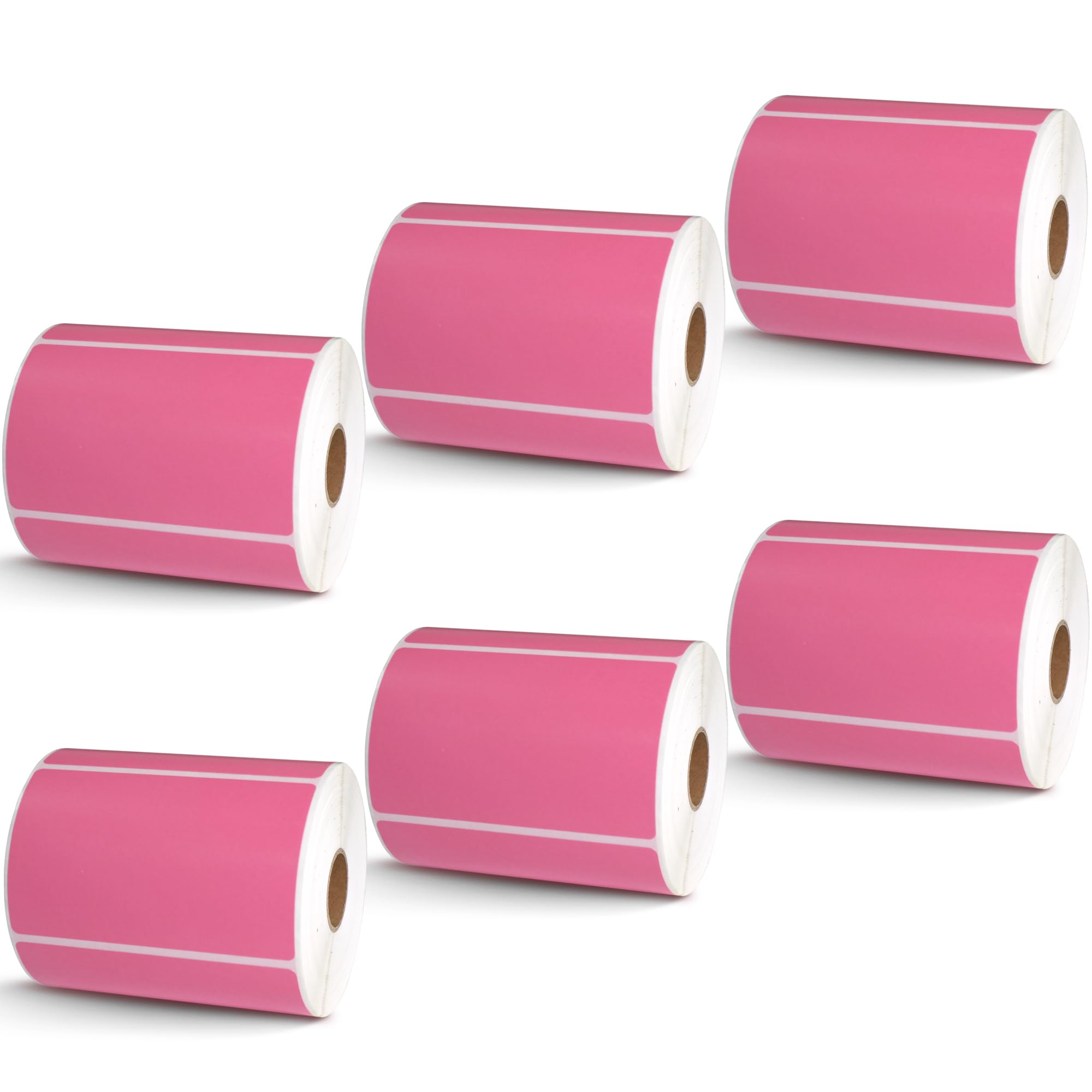 BETCKEY - 1" x 0.5" Small Labels Compatible with Zebra & Rollo Label Printer, Premium Adhesive & Perforated[Light Blue, 6 Rolls, 14580 Labels]