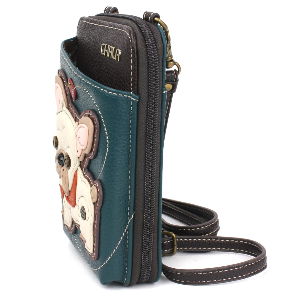 CHALA Wallet Crossbody Cell Phone Purse - Women Faux Leather Multicolor Handbag with Adjustable Strap