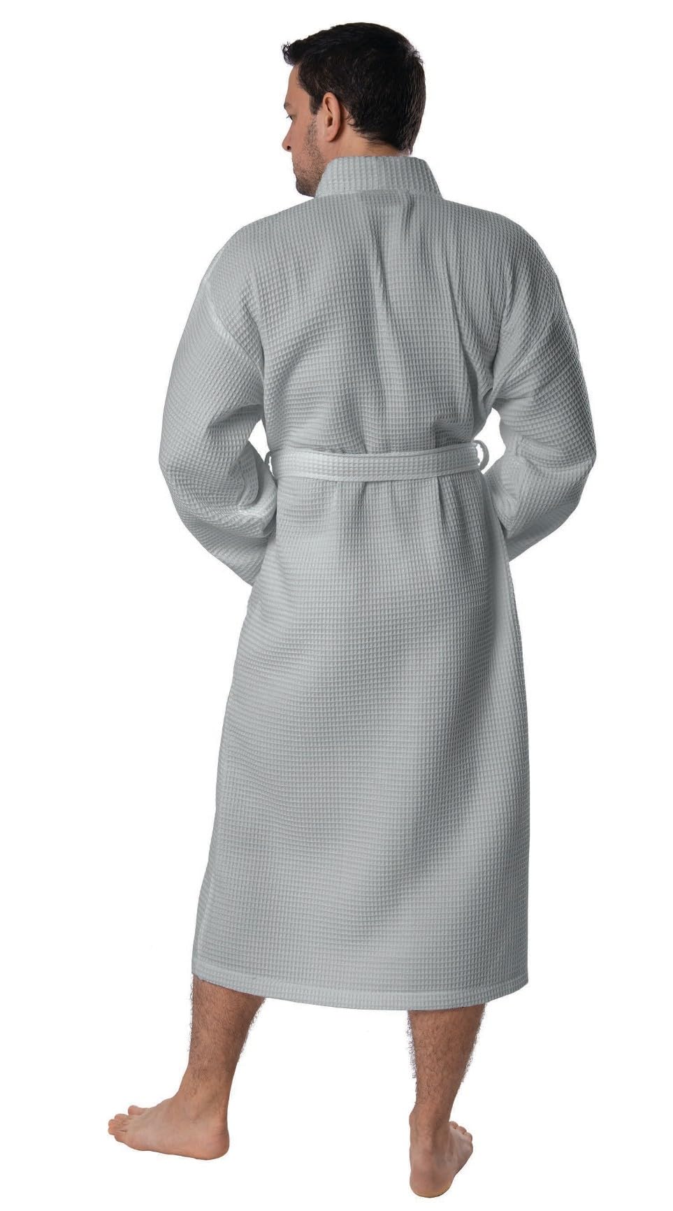 BAGNO MILANO Mens Robes, Waffle Robes For Men, Turkish Cotton Mens Bathrobes