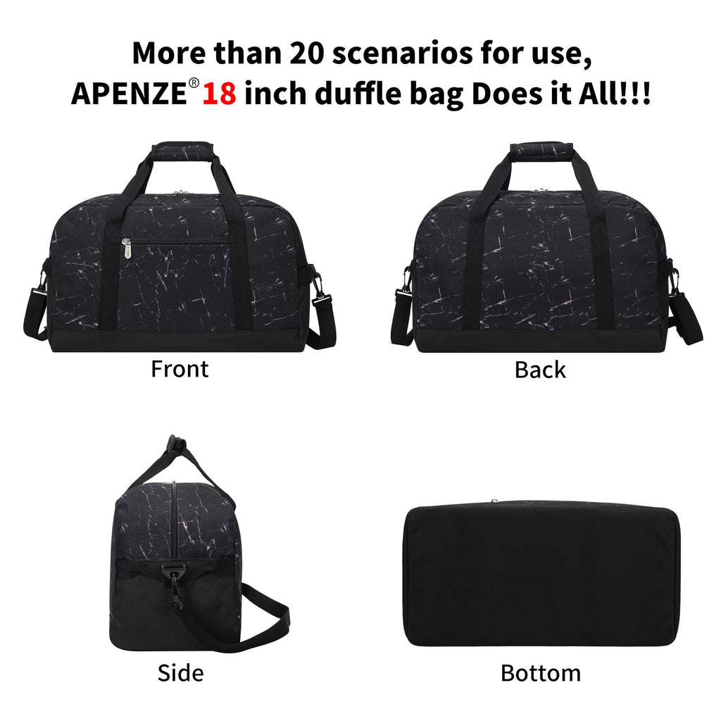 Apenze Small Gym Bag Carry On Bag - 12 in Mini Duffle Bag Lightweight for Overnight Travel(Camouflage)
