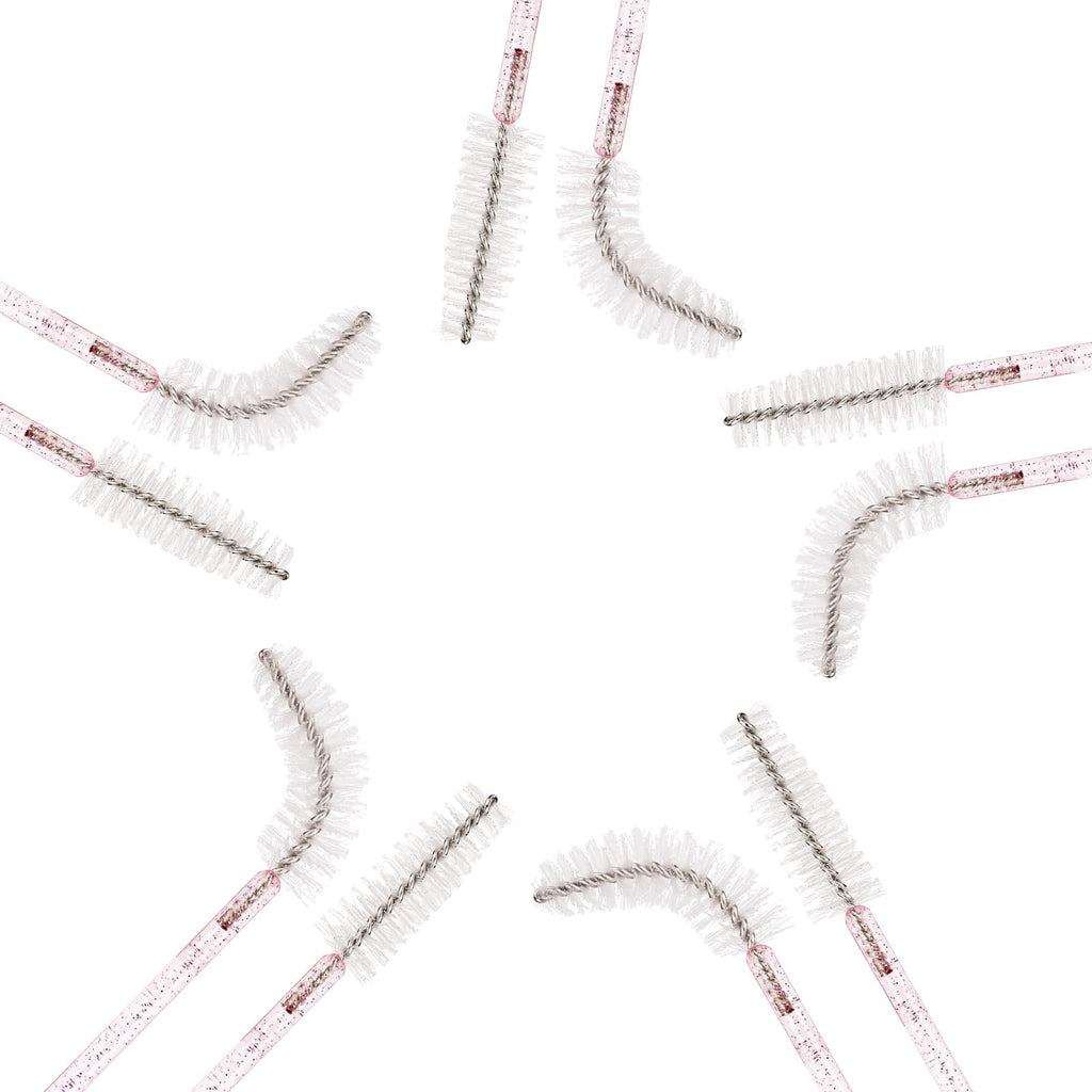 Tbestmax 500 Disposable Mascara Wands Eyelash Brush Spoolies for Eyebrow Eye Lash Extension, Makeup Brushes Applicators Kits - 5 Colors
