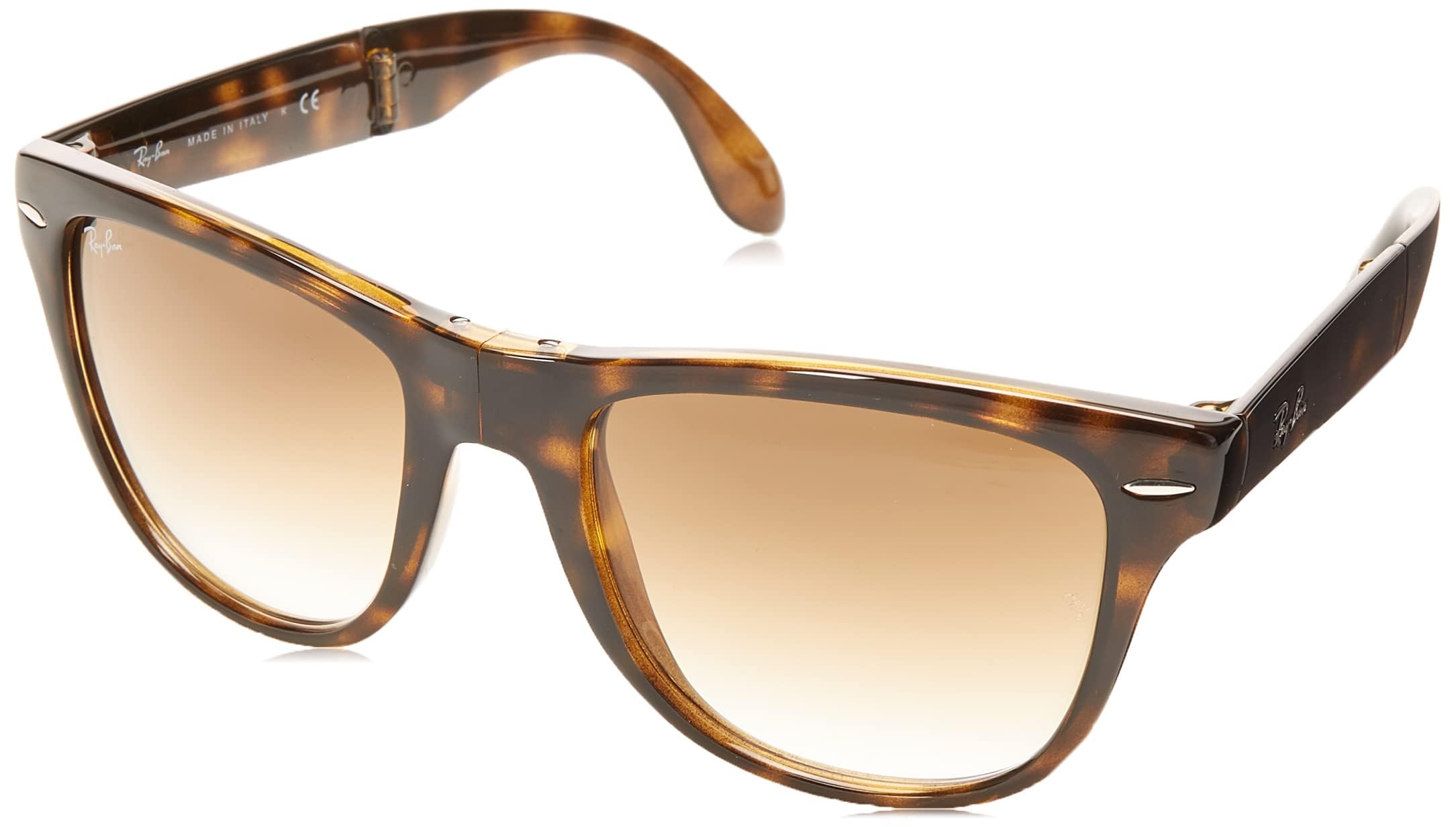 Ray-Ban RB4105 Folding Wayfarer Square Sunglasses