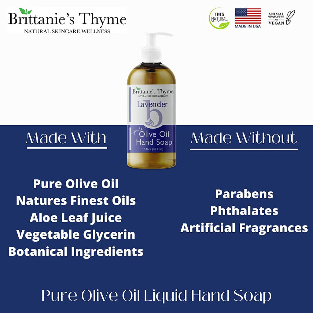 Brittanie’s Pure Castile Liquid Soap Refill, Bergamot Lime, 12 Ounce | Dish Soap, Hair & Body, Home, Gentle and Pure, Made with Natural Luxurious Oils, Vegan & Gluten Free Non-GMO