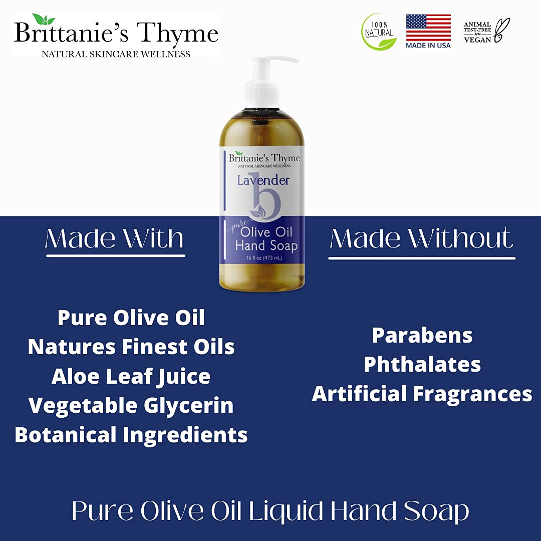 Brittanie’s Pure Castile Liquid Soap Refill, Bergamot Lime, 12 Ounce | Dish Soap, Hair & Body, Home, Gentle and Pure, Made with Natural Luxurious Oils, Vegan & Gluten Free Non-GMO