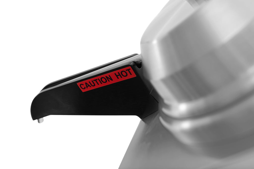 Kratos Commercial Hot Topping Dispenser with Heated Spout. 3.5 Quart Capacity - Accepts #10 Cans. Countertop Stainless Steel Warmer & Dispenser for Cheese, Hot Fudge, Caramel Sauce. 120V (29M-008)