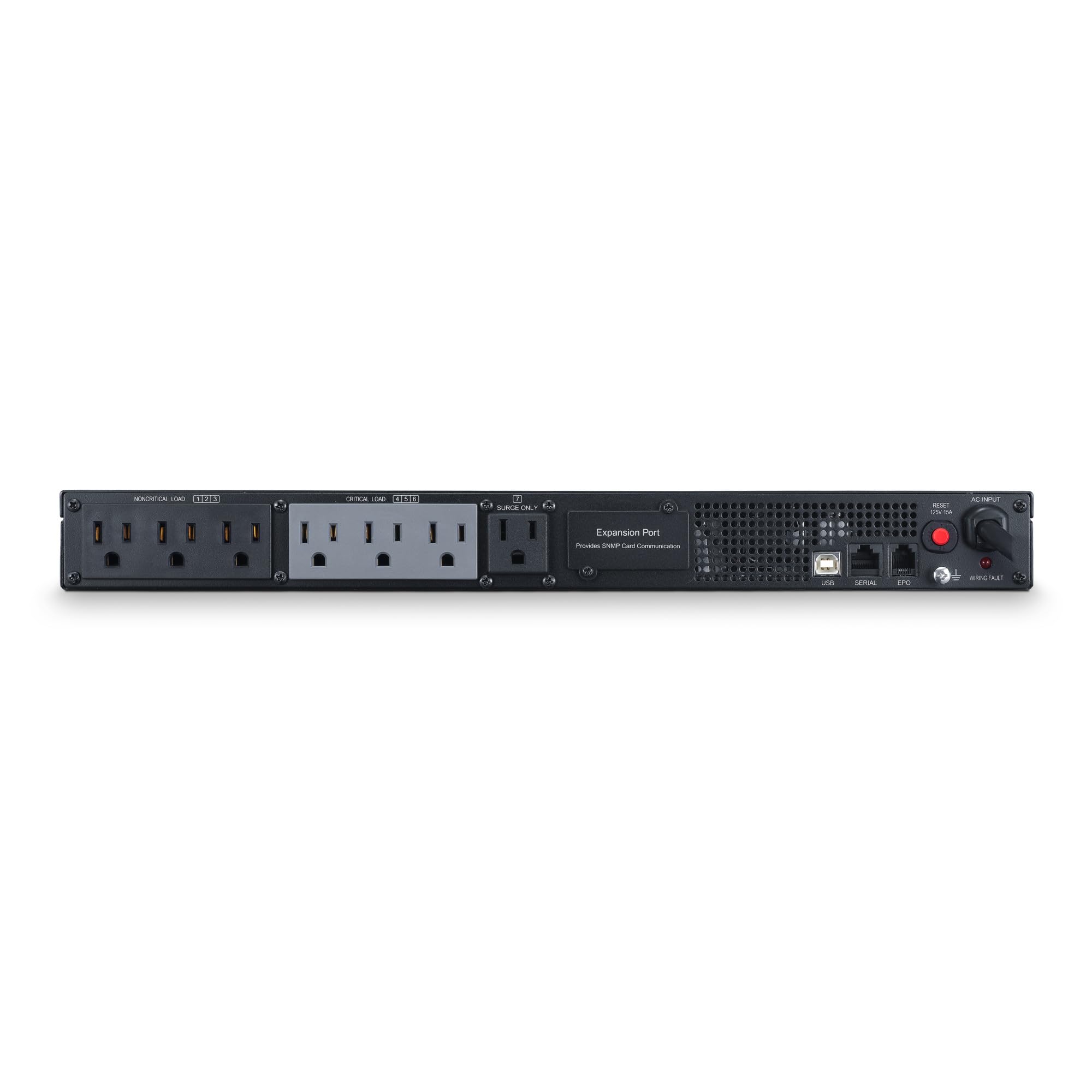 CyberPower PR500LCDRT1U Smart App Sinewave UPS Battery Backup and Surge Protector, 500VA/400W, 7 Outlets, AVR, 1U Rack/Tower, UL Certified