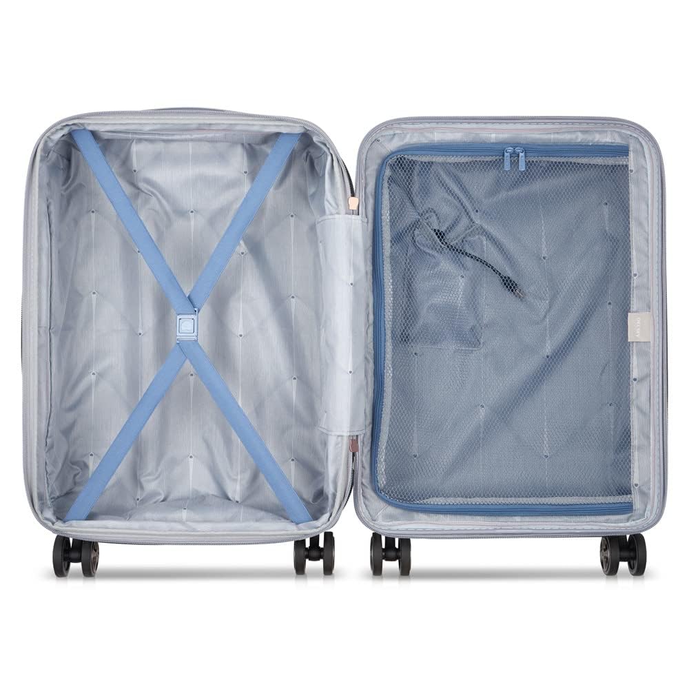 DELSEY PARIS Cruise 3.0 Hardside Expandable Luggage with Spinner Wheels, Black, Carry on 20 Inch