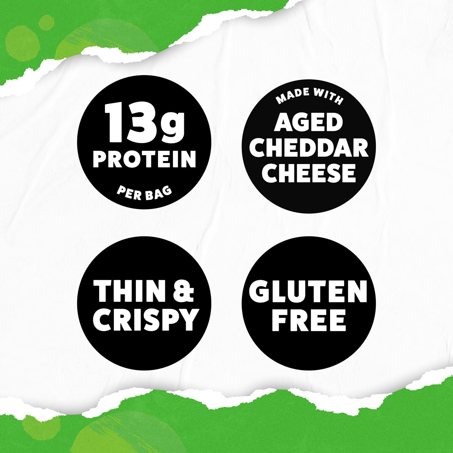WILDE Protein Chips Barbeque, Thin and Crispy High Protein Snacks, Keto Friendly, Low Carb Chips, Real Ingredients, 1.34oz (Pack of 8)