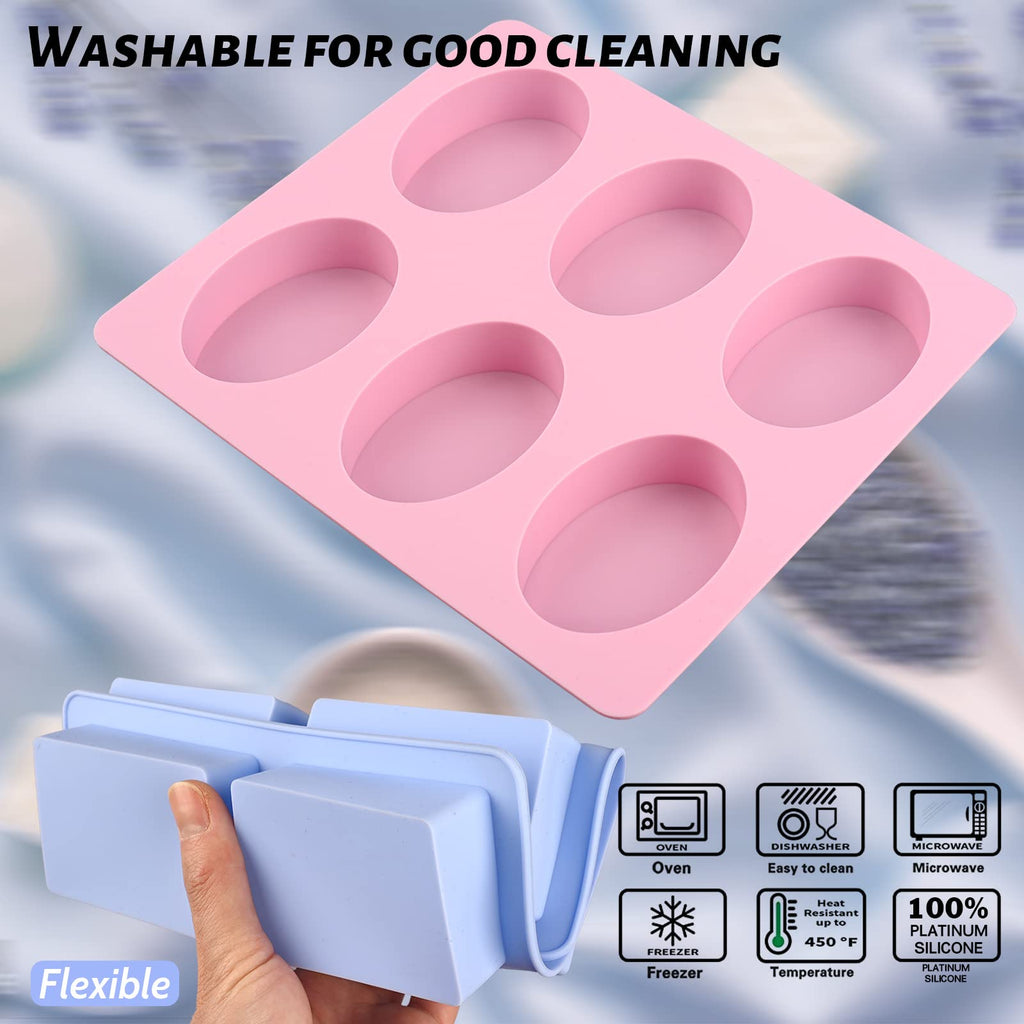 Sakolla 2 Pack Insect Silicone Soap Molds, 6-Cavity Dragonfly Butterfly Ladybug Shape Silicone Molds for Soap Making, DIY Baking Mold for Lotion Bars, Chocolate, Candy, Muffin, Biscuit, Cookie Pans