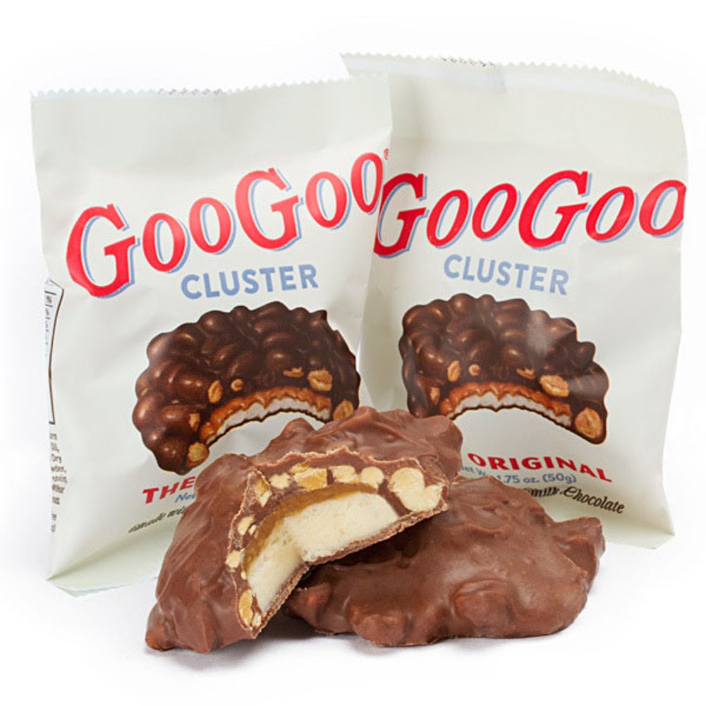 Goo Goo Cluster Variety Pack - 2 of each Flavor Large Bars - Original, Supreme, Peanut Butter