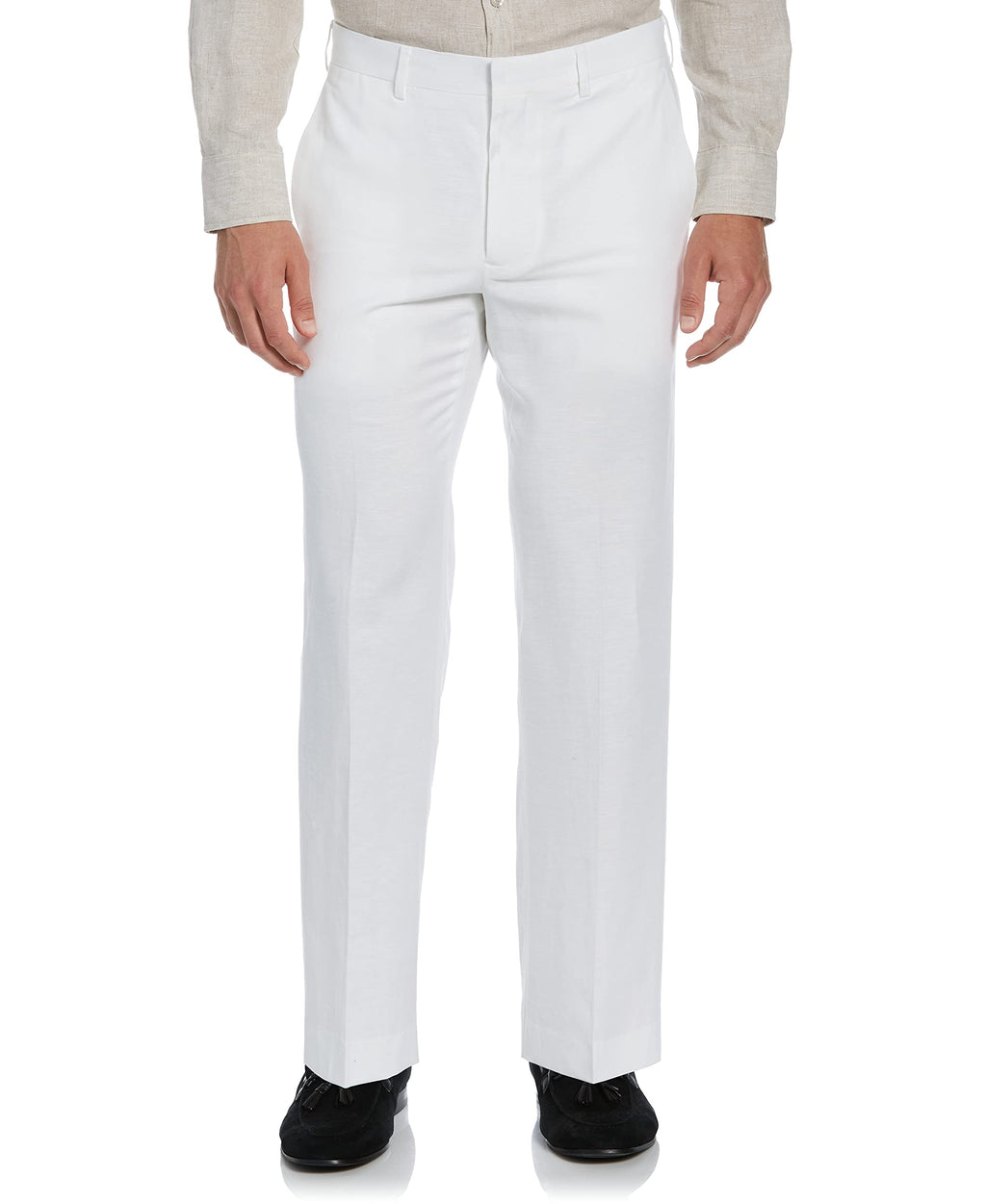 Cubavera Men's Flat Front Linen Blend Dress Pant (Waist Size 30 - 54 Big & Tall)