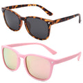 COASION Polarized Kids Sunglasses UV 400 Protection for Girls Boys Classic Retro Style Toddler Shades Age 3-12