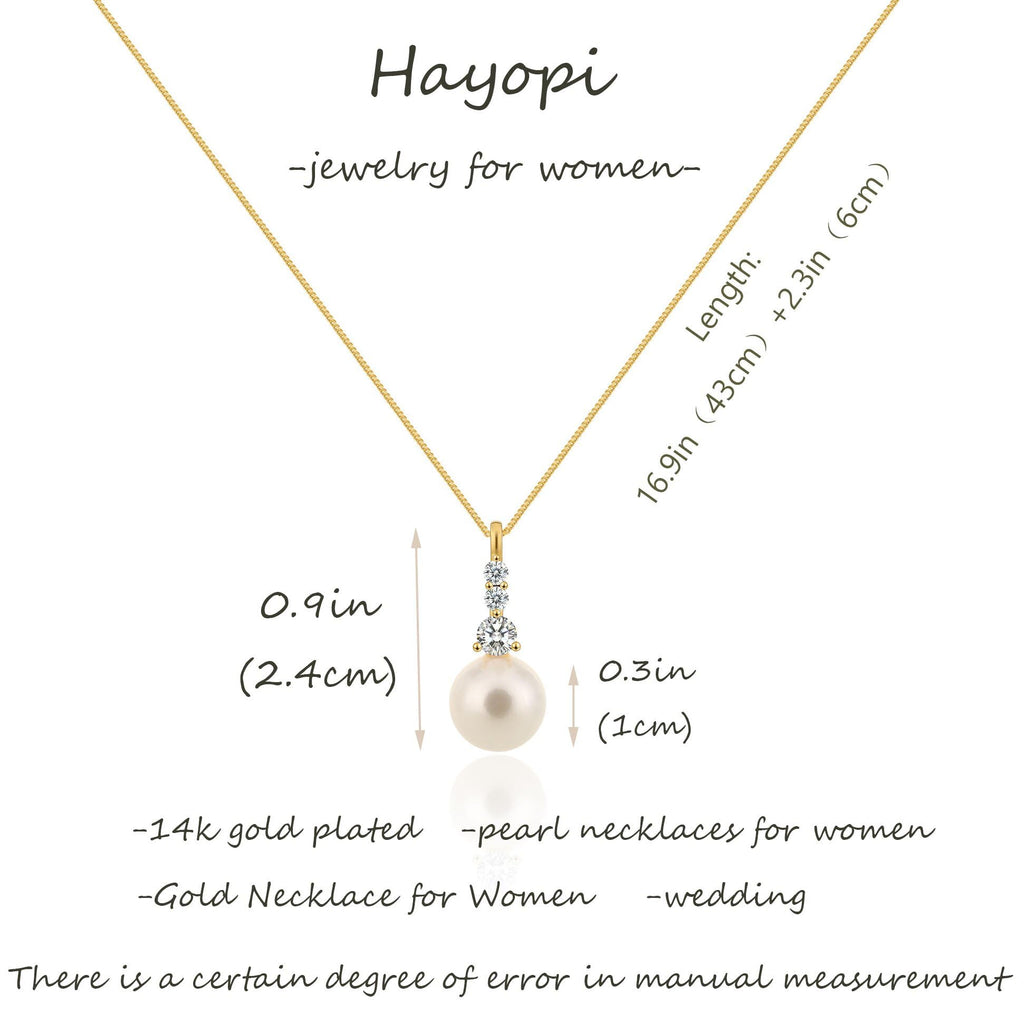 Pearl Necklace for Women Trendy,14k Gold Plated Necklace Dainty Wedding Necklace Small Cute Choker Necklace Gold Prom Drop Necklace Vintage Waterproof Jewelry for Women Prom Jewelry Fashion Gifts