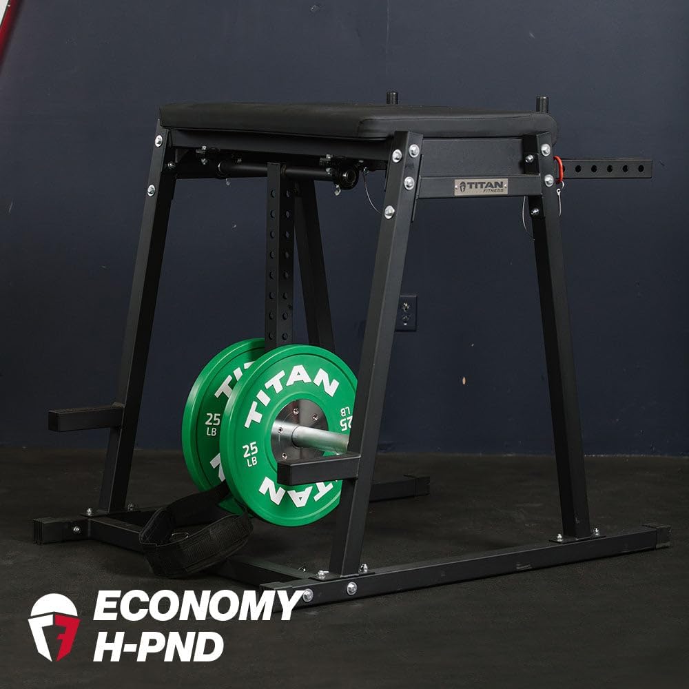 Titan Fitness Economy H-PND, Reverse Hyperextensions Lower Body Machine, Rated 550 LB, Specialty Home Gym Machine for Physical Therapy, Back Rehab Exercises, and Everyday Training