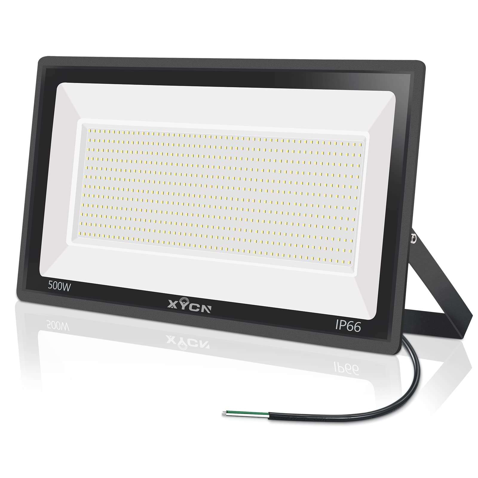 XYCN 4 Pack 100W LED Flood Light, IP66 Waterproof Outside Flood Light, 12500LM Super Bright Outdoor Security Lights, 5000K Daylight White Floodlight for Yard Garden Playground Basketball Court Patio