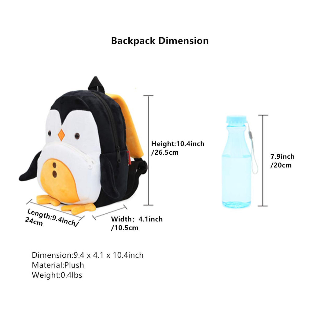 NICE CHOICE Cute Toddler Backpack Toddler Bag Plush Animal Cartoon Mini Travel Bag for Baby Girl Boy 2-6 Years(BB Unicorn)
