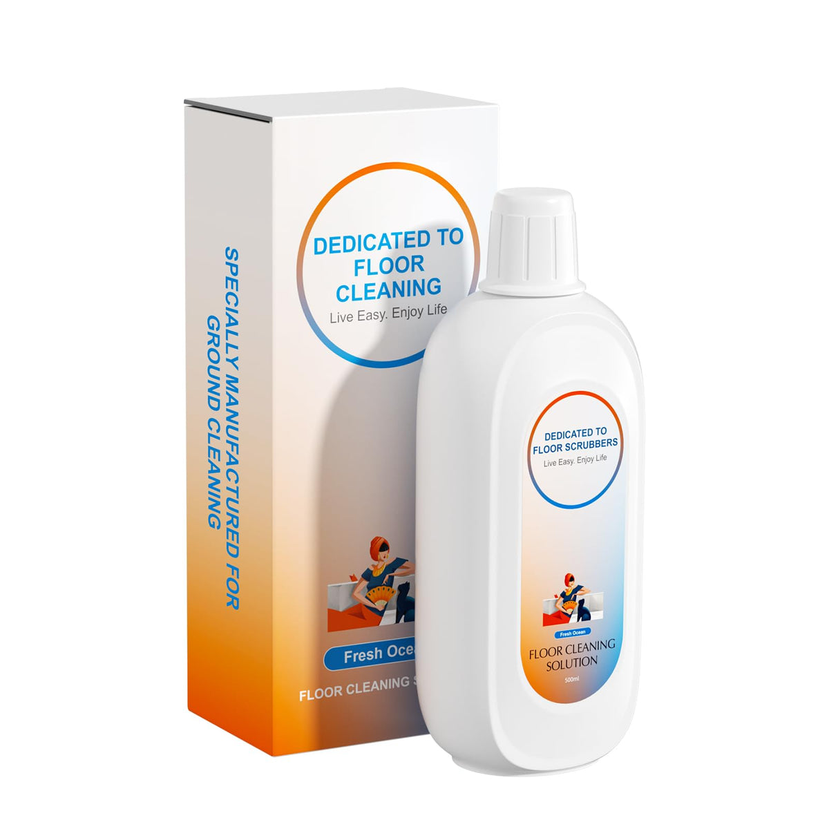 Floor Cleaning Solution Compatible With Tineco , Deep Cleans for Multiple Hard Floors, Suitable With All Robot Vacuums with Mopping and Cordless Wet/Dry Vacuum Mop Cleaner (Floral Fragrance 1 Bottle)