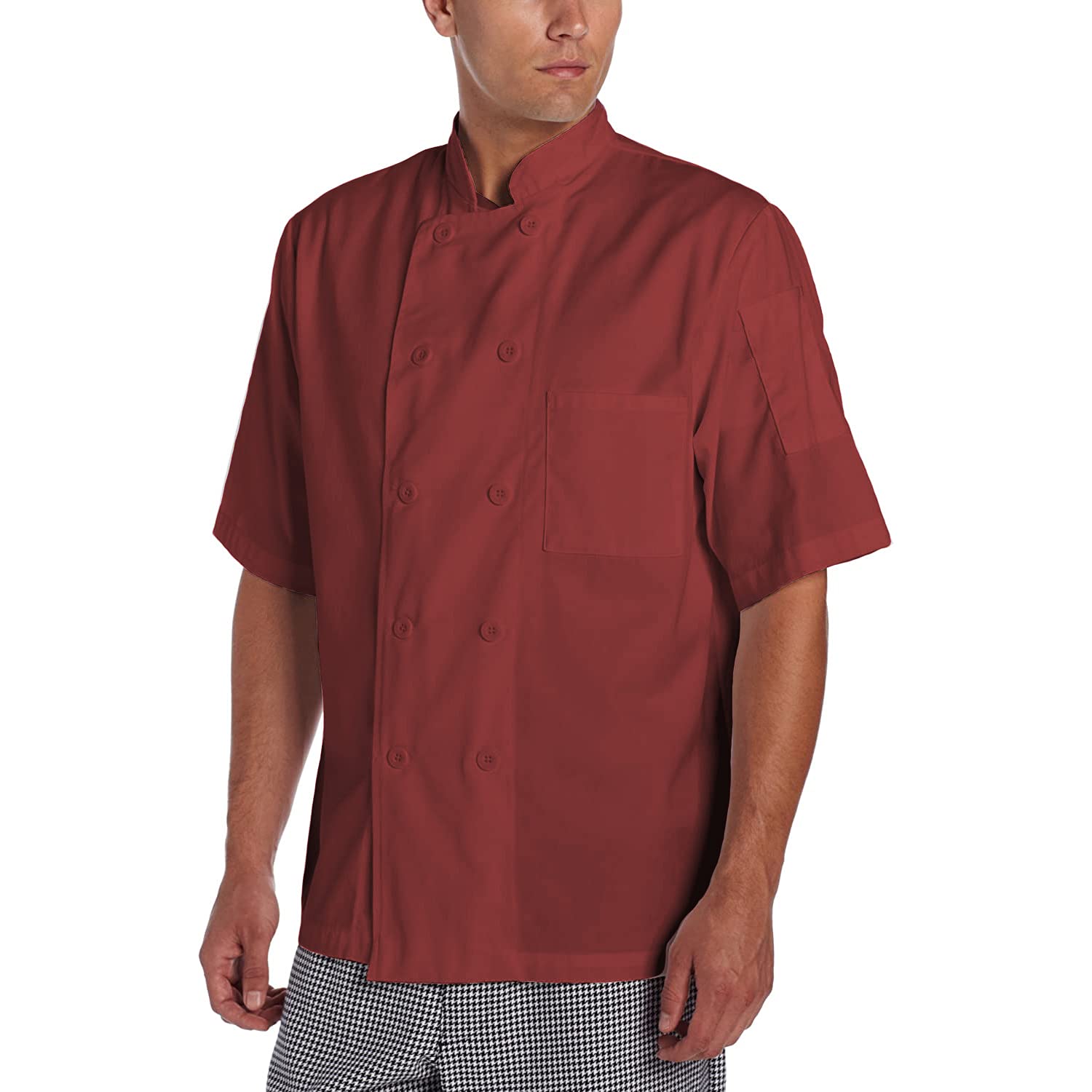 Chef Code Men's Short Sleeve Unisex Classic Chef Coat