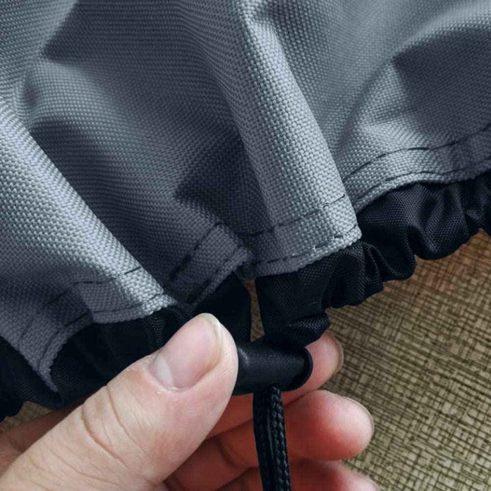 Round Hot Tub Cover Outdoor Waterproof Spa Cover Cap(83''x 20'') 600D Heavy Duty Polyester Hot Tub Cover Protector(Brown)