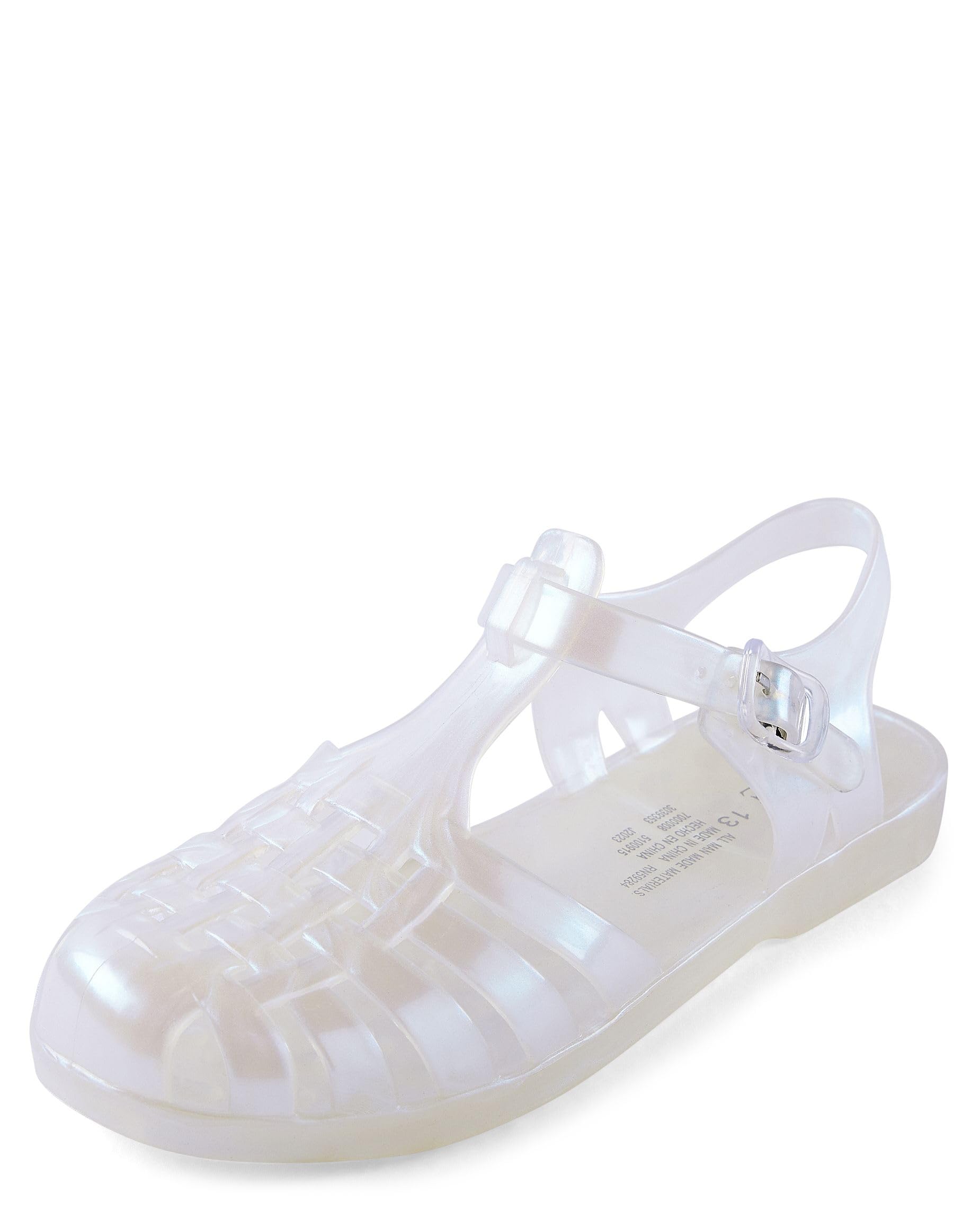 The Children's Place Girls' Girls Jelly Fisherman Sandals