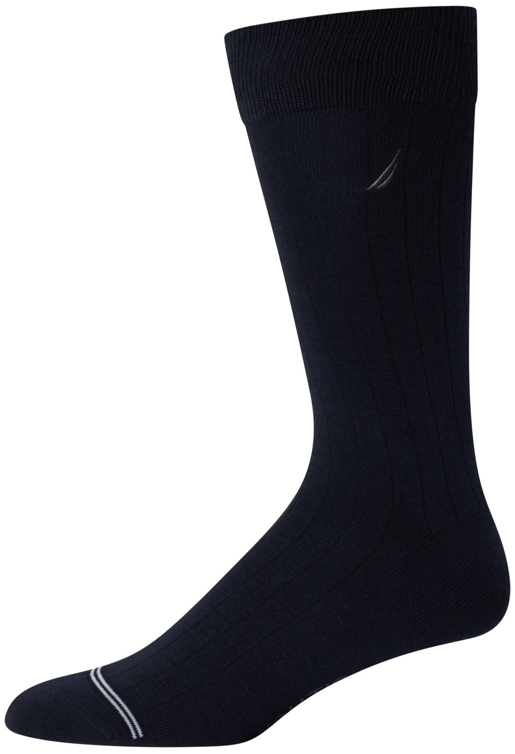 Nautica Mens Dress Socks - 5 Pack Breathable Comfort Stretch Crew-Length Work Socks for Men for Business Formal Wear (6-12.5)