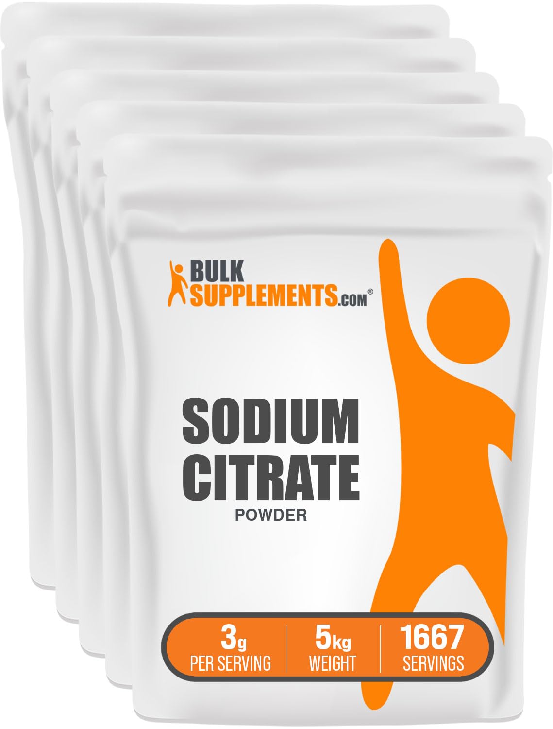 BulkSupplements.com Sodium Citrate Powder - Sodium Citrate Food Grade, Emulsifier, Flavor Enhancer - Gluten Free, 3g per Serving, 100g (3.5 oz) (Pack of 1)