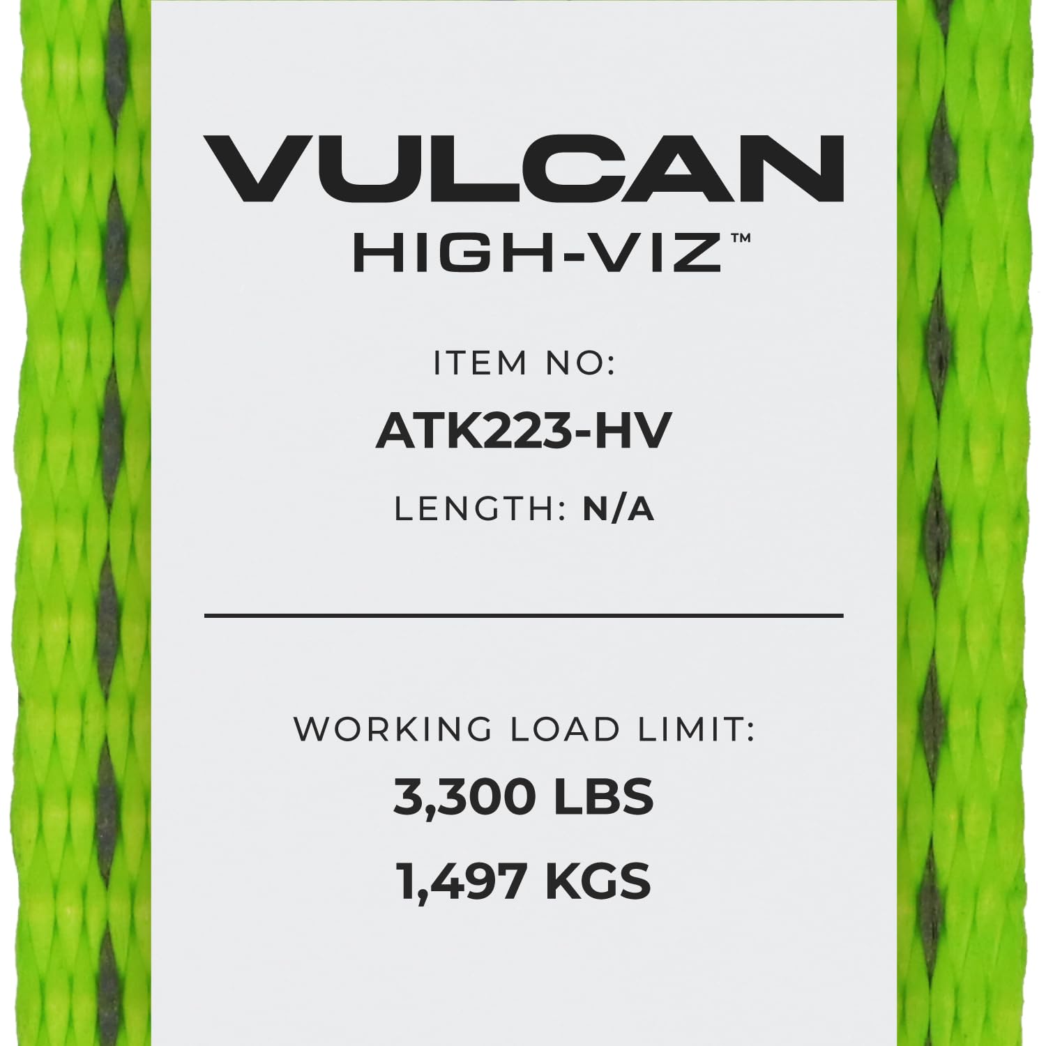 VULCAN Complete Axle Strap Tie Down Kit with Snap Hook Ratchet Straps - Classic Yellow - Includes (4) 22 Inch Axle Straps, (4) 36 Inch Axle Straps, and (4) 8' Snap Hook Ratchet Straps