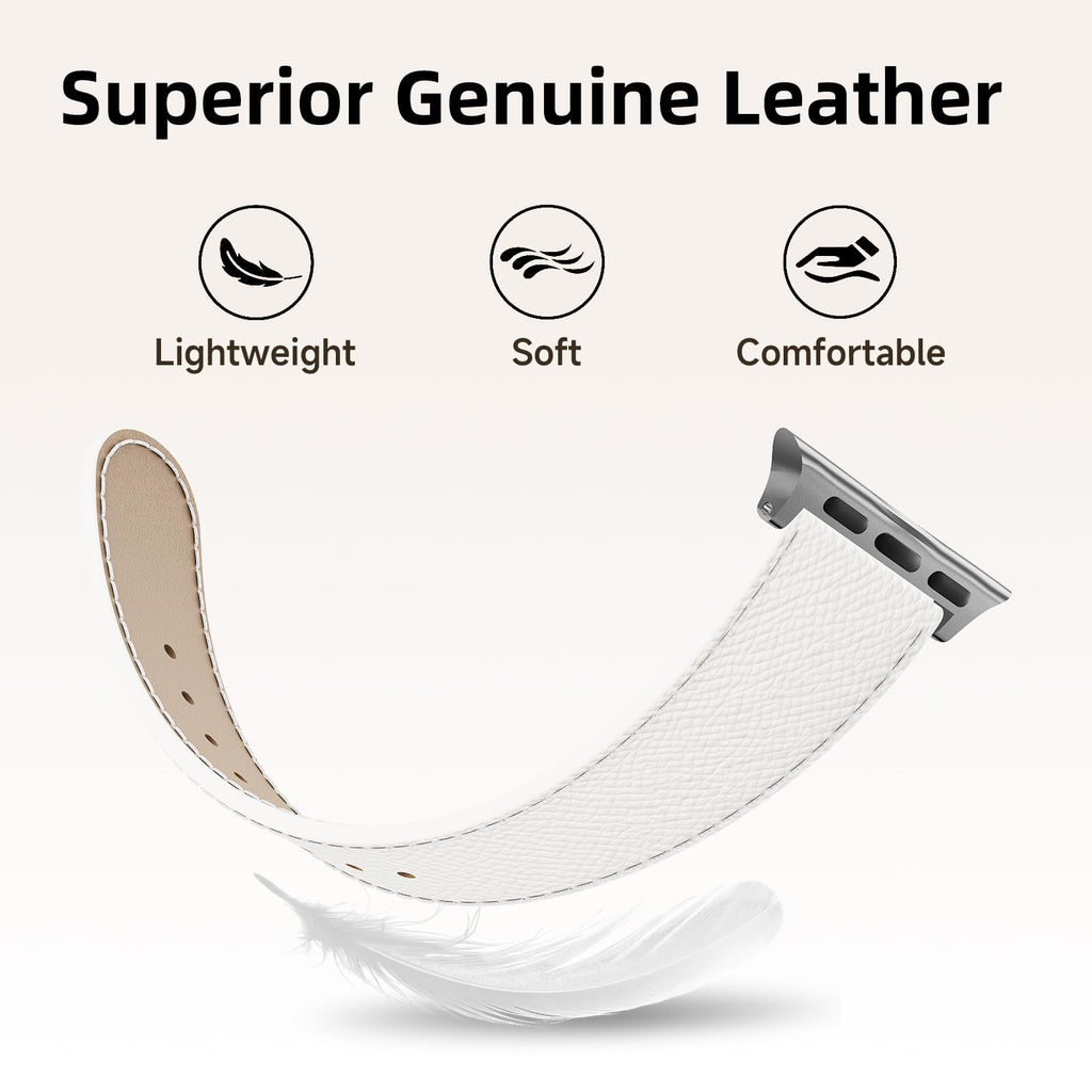Designer Leather Band Compatible with Apple Watch 49mm46mm45mm44mm42mm41mm 40mm38mm for Women,Magnetic Buckle Replacement Strap for iWatch Ultra 3/2 /1 SE 3/2/1 Series 11/10/9/8/7/6/5/4/3/2/1