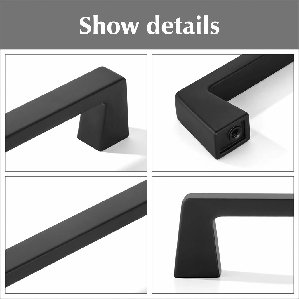 khtumeware 6 Pack 3 Inch(76mm) Kitchen Cabinet Handles Brushed Gold,Brushed Brass Cabinet Pulls Kitchen Cabinet Hardware, Furniture Pulls for Bathroom Cupboard Drawer Handles Dresser Pulls