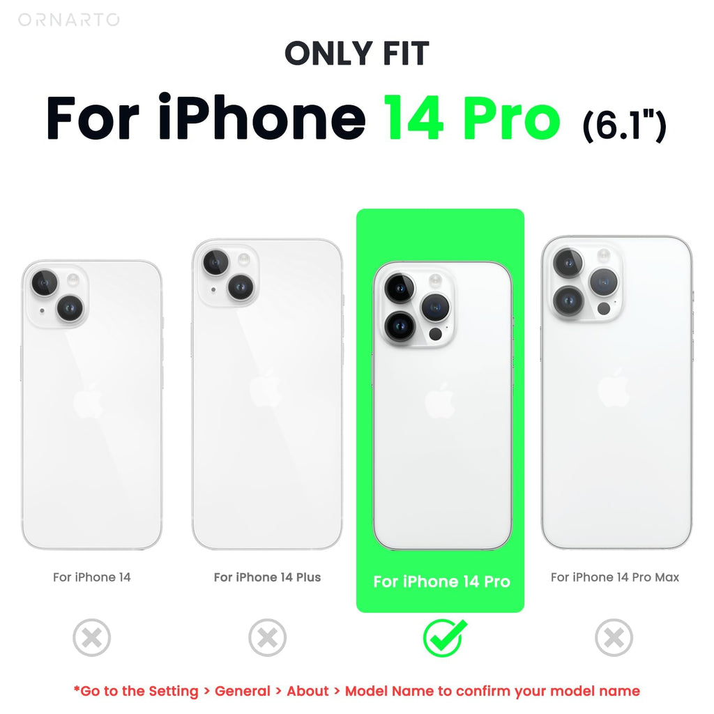 ORNARTO Compatible with iPhone 14 Pro Case 6.1, Slim Liquid Silicone 3 Layers Full Covered Soft Gel Rubber Phone Case Protective Cover with Microfiber Lining 6.1 inch-Baby Blue
