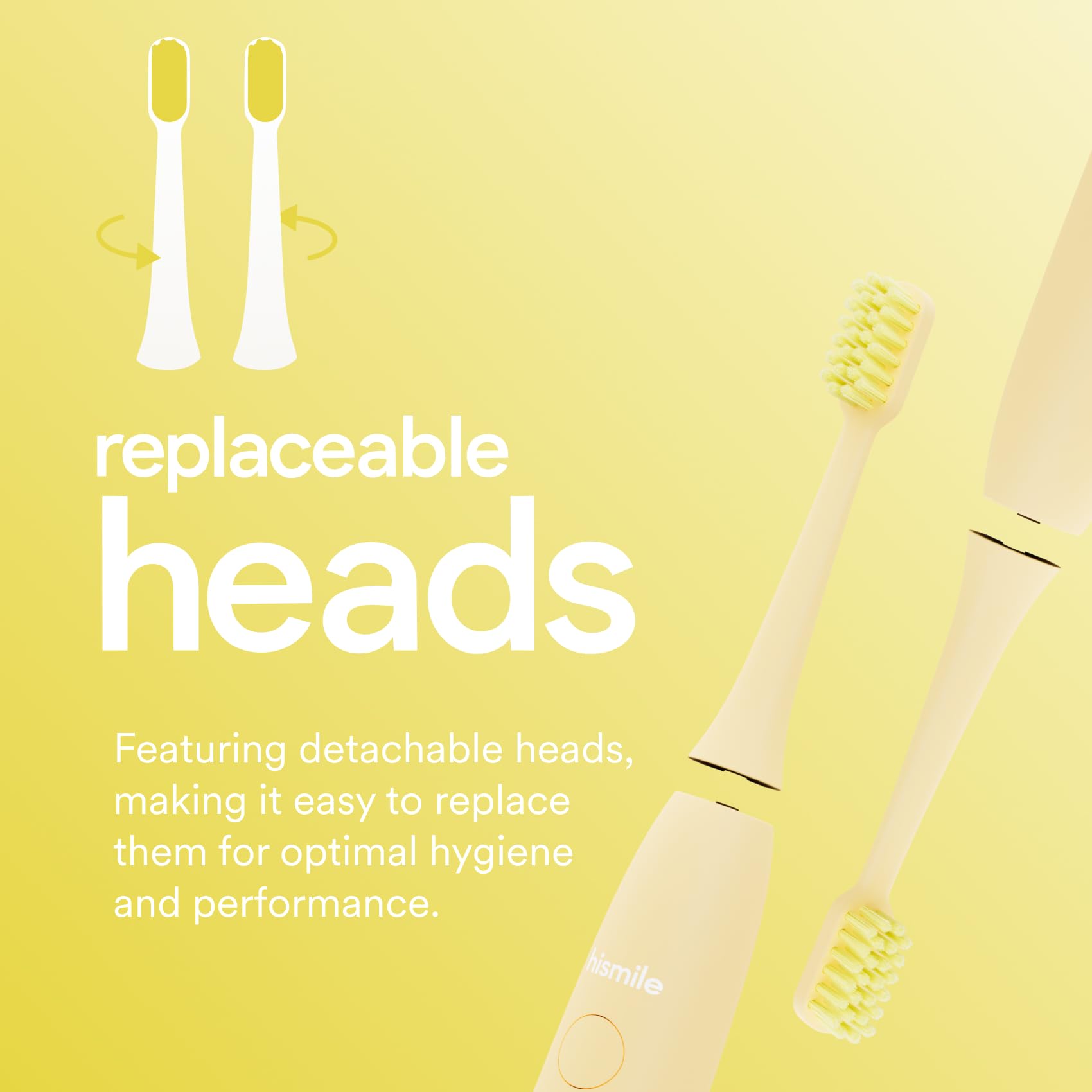 HISMILE Electric Toothbrush, 3 Brushing Modes, Smart Timer, Rechargeable Electric Tooth Brush for Adults and Children, Soft-Tapered Bristles, Mode Memory (Green)