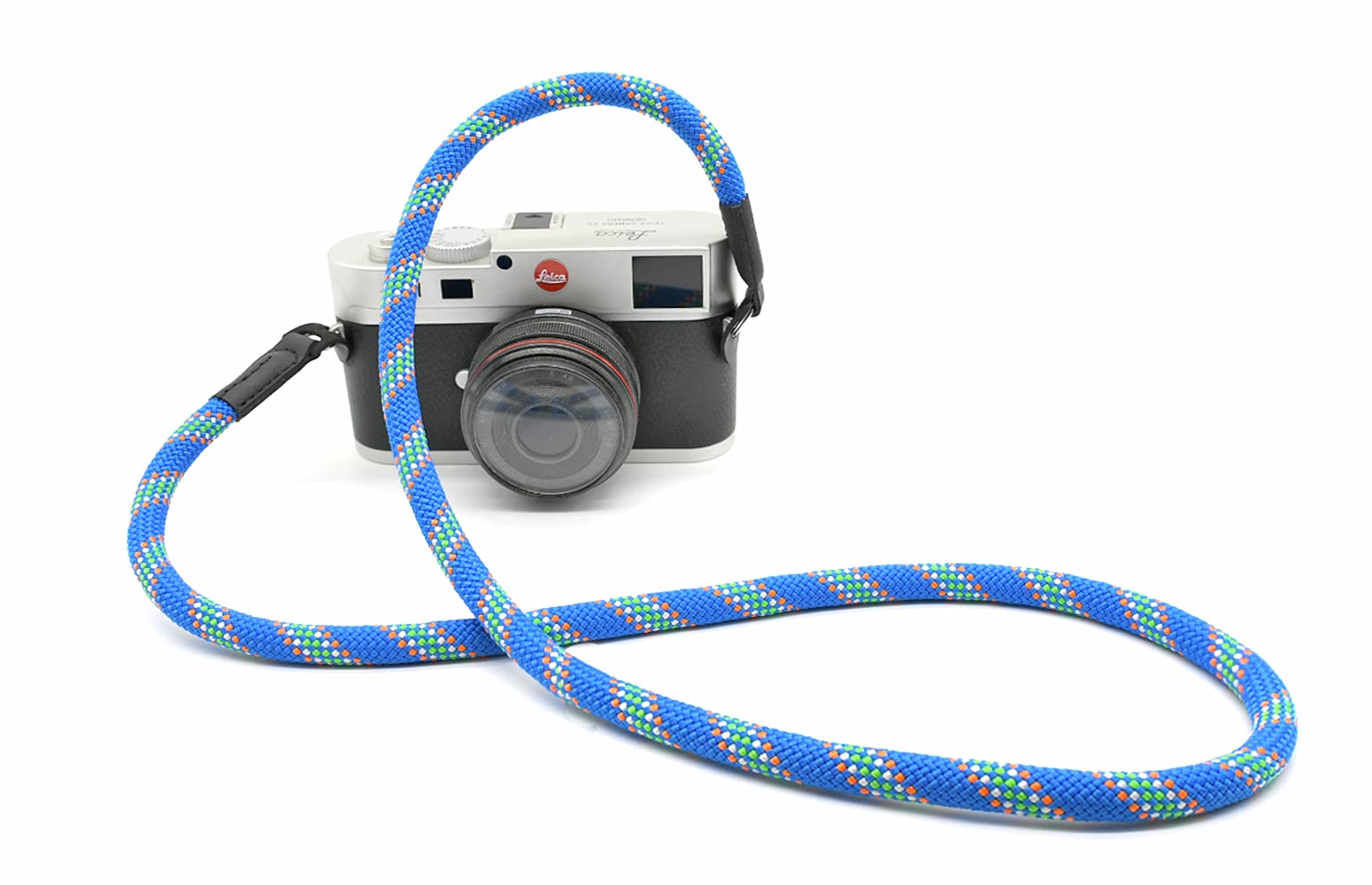 Camera Strap Vintage 100cm Nylon Climbing Rope Camera Neck Shoulder Strap for Micro Single and DSLR Camera.(Black)