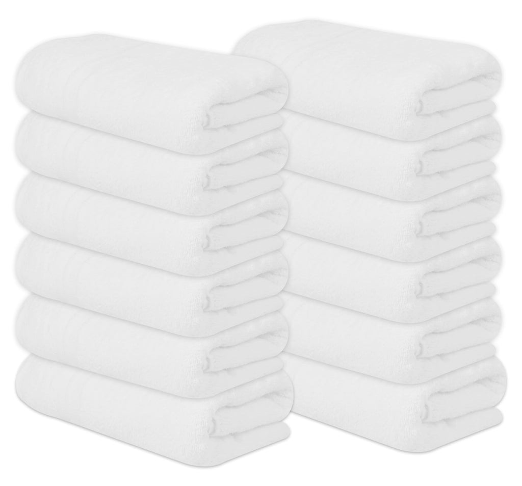 Medium Bath Towels Pack of 6 – 24x48 Inches – Soft, Quick Dry & Highly Absorbent – 100% Cotton Towels for Bathroom, Spa, Gym & Hotel – Aqua Blue
