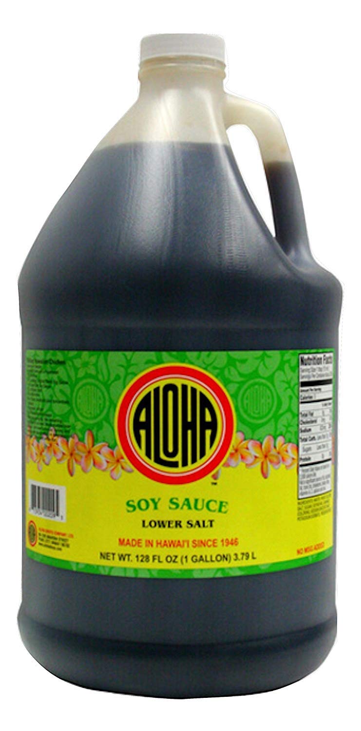 Aloha Shoyu - Lower Salt Soy Sauce with 25% Less Sodium - Versatile and Balanced Shoyu Sauce - Made in Hawaii - 12 oz. Bottle