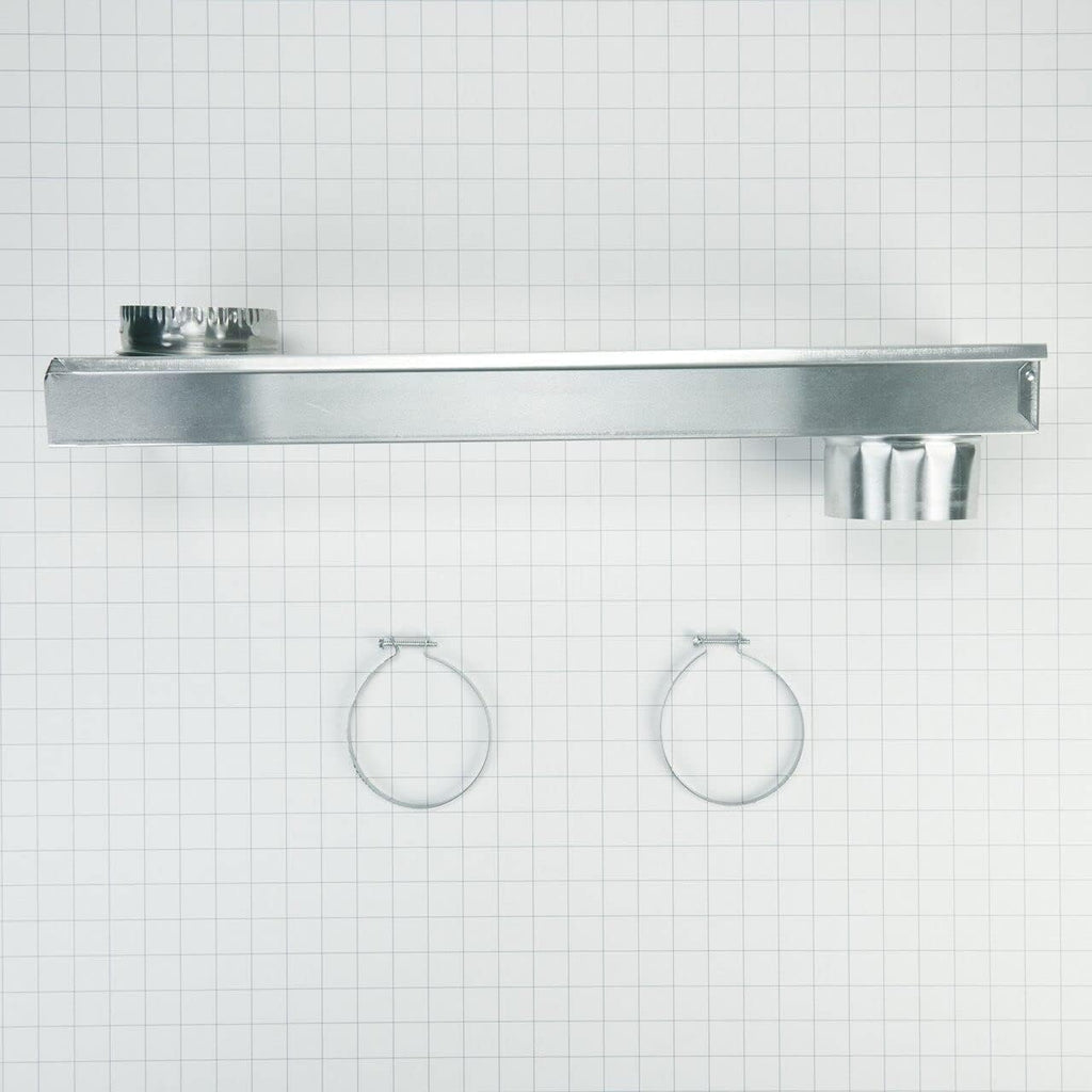 Whirlpool 4396037RP Genuine OEM Dryer Telescoping Vent Kit, Standard Size, Stainless Steel Dryer Vent Hose Kit