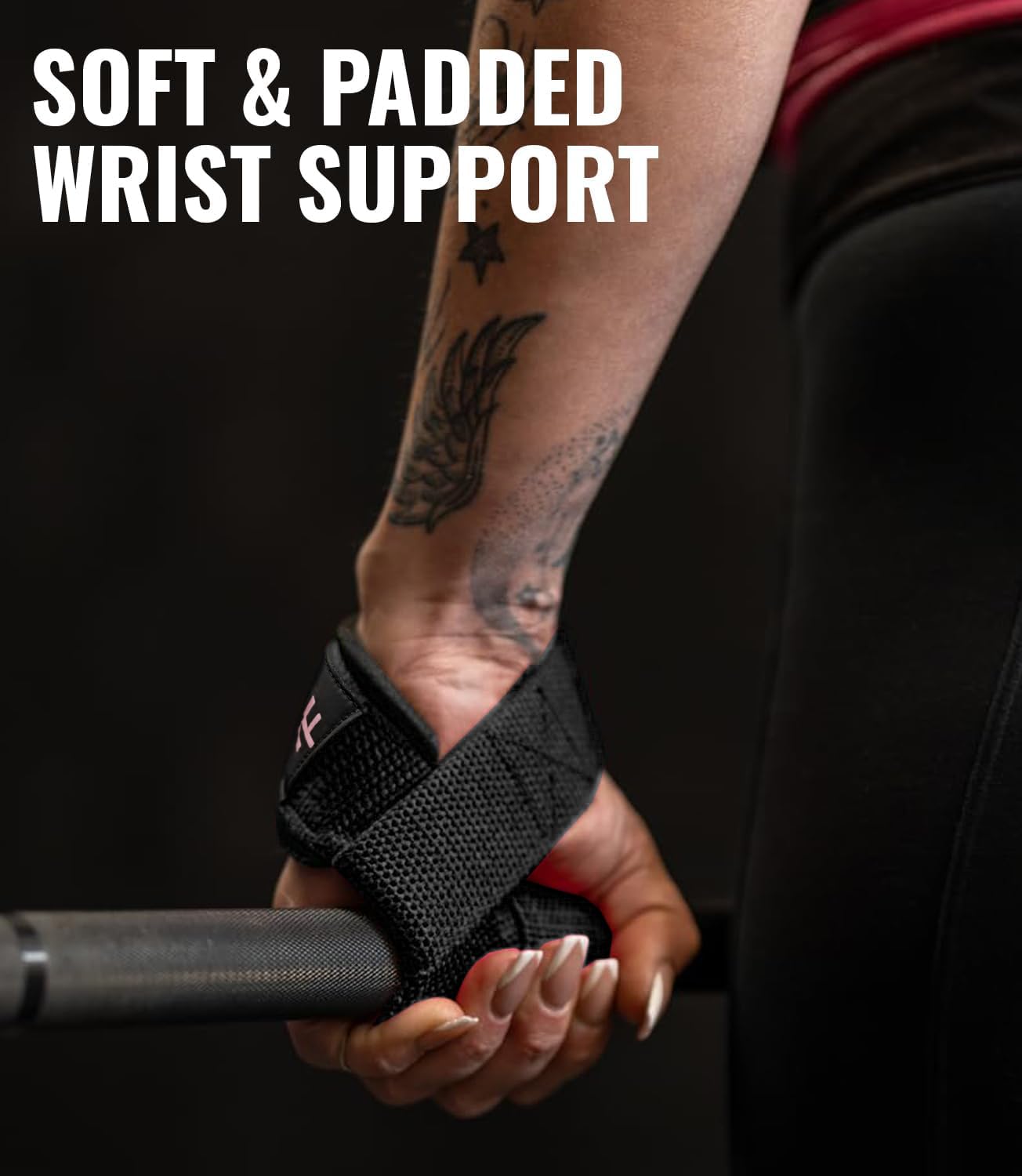 Lifting Wrist Straps for Weightlifting (1 Pair) – Padded Lifting Straps for Deadlifts, Powerlifting, Strength Training & Bodybuilding – Gym Straps for Men & Women