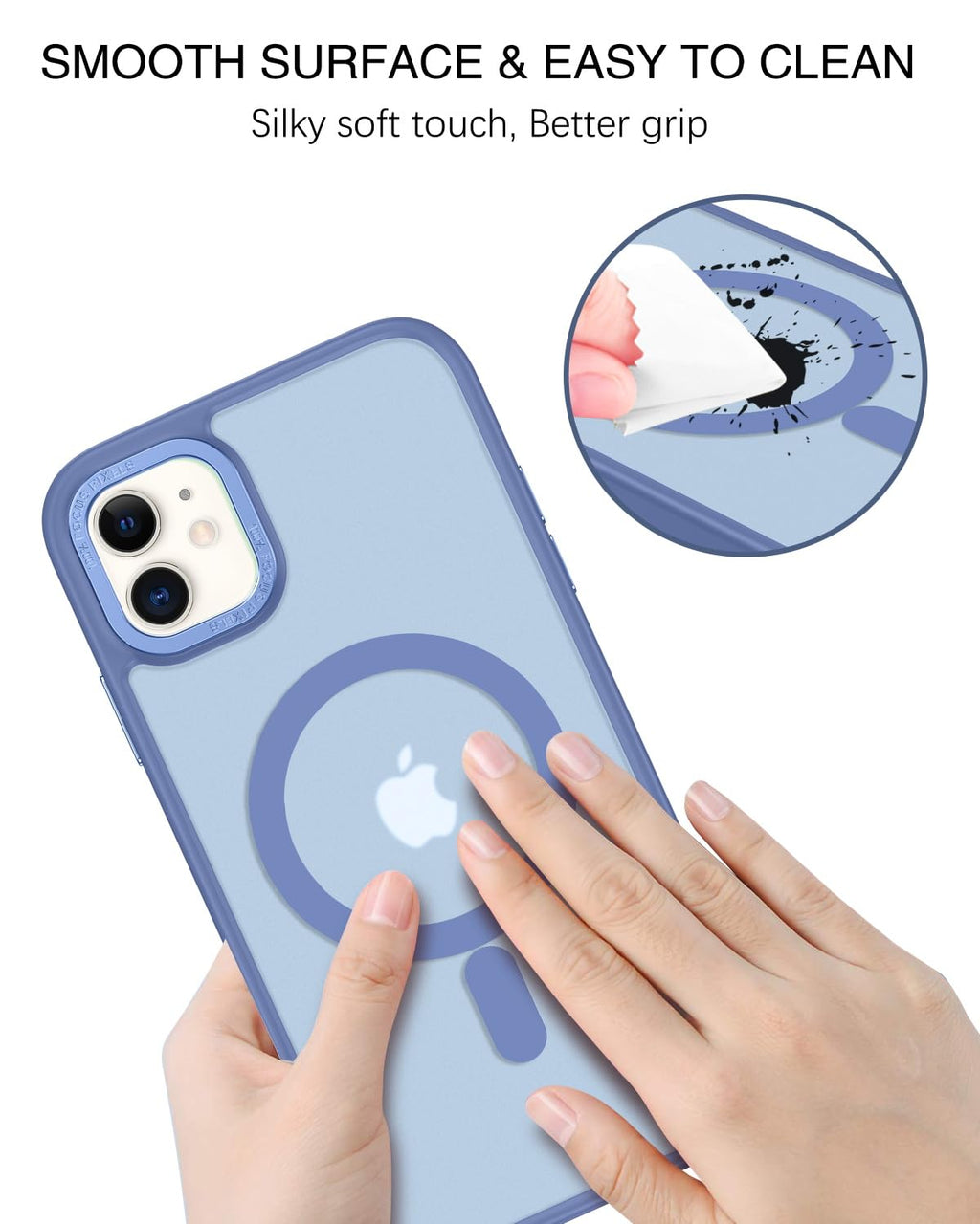 BENTOBEN for iPhone 11 Phone Case, Phone case for iPhone 11 Magnetic Case [Compatible with Mag Safe] Translucent Matte Slim Shockproof Anti-Fingerprint Protective Cover for iPhone 11 6.1’’ Black