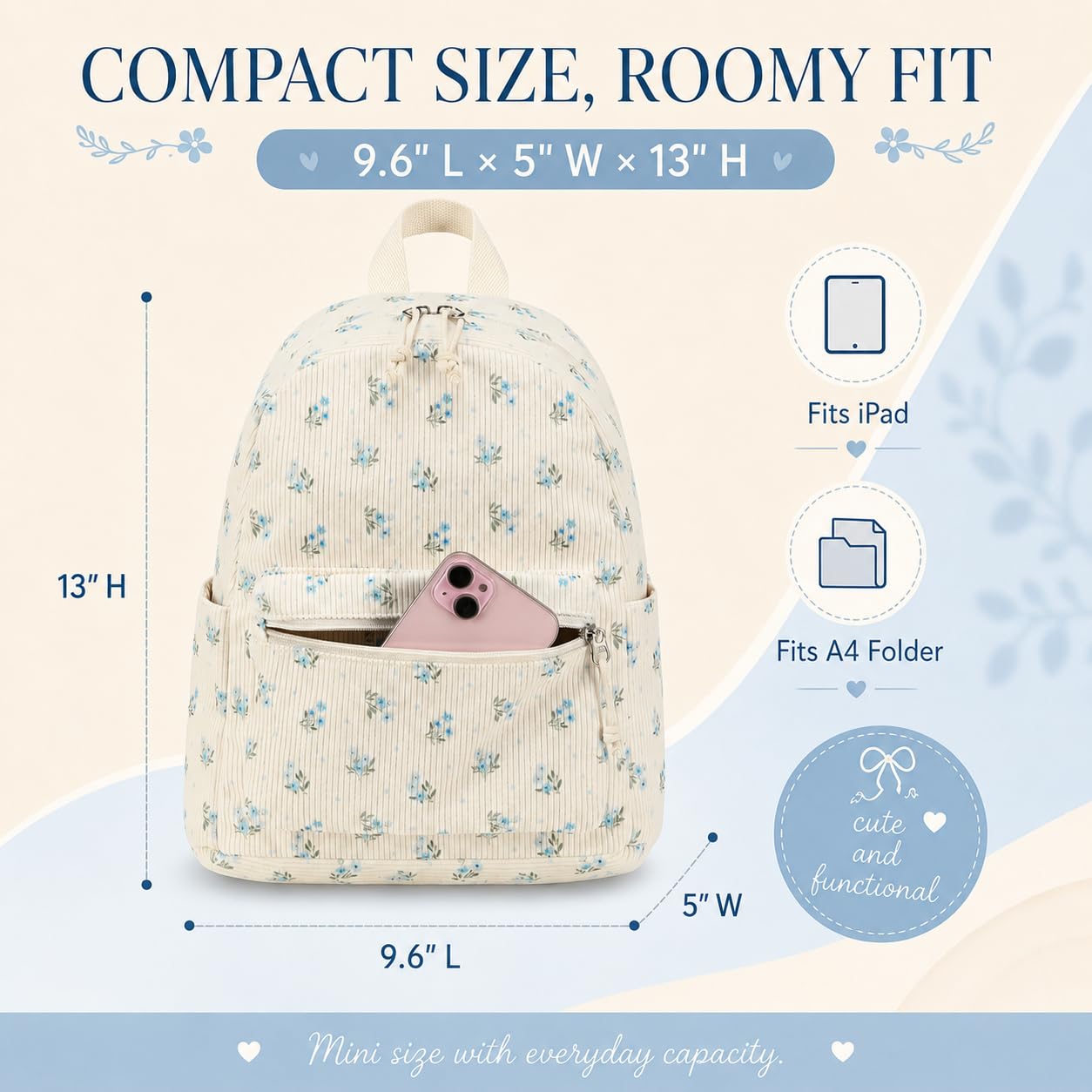 BTOOP Mini Backpack Women Girls Water-resistant Small Backpack Purse Shoulder Bag for Womens Adult Kids School Travel